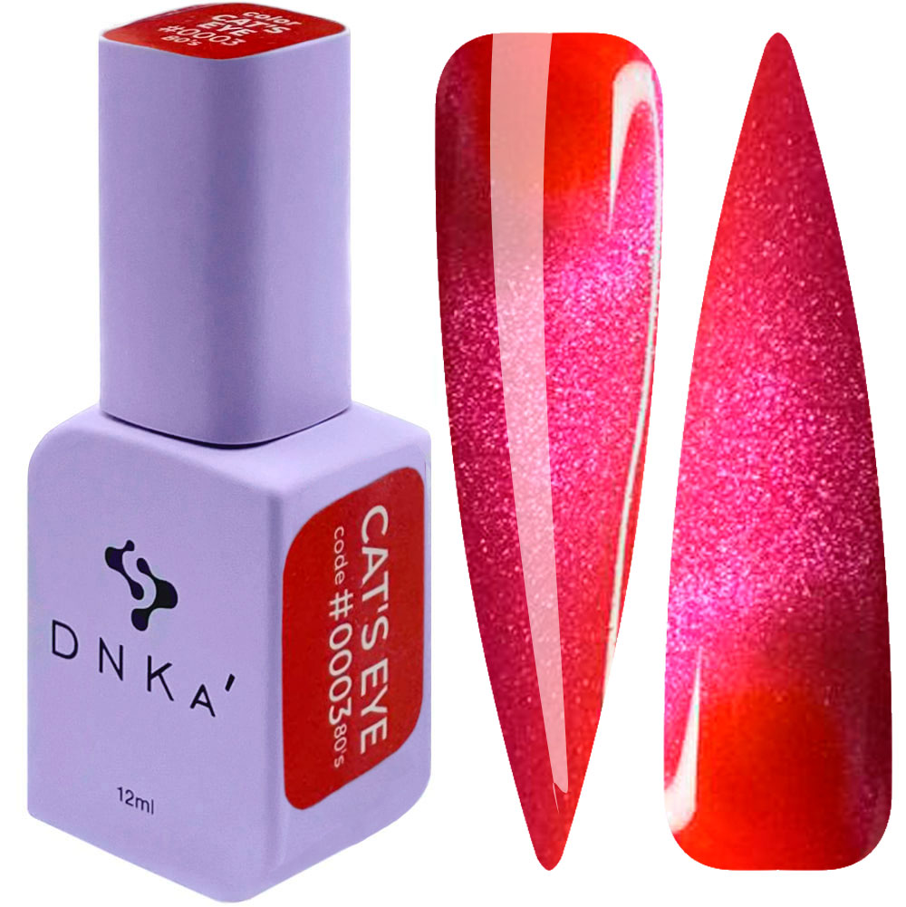 0003 Color Gel Polish DNKa' 80's Cat Eye Collection