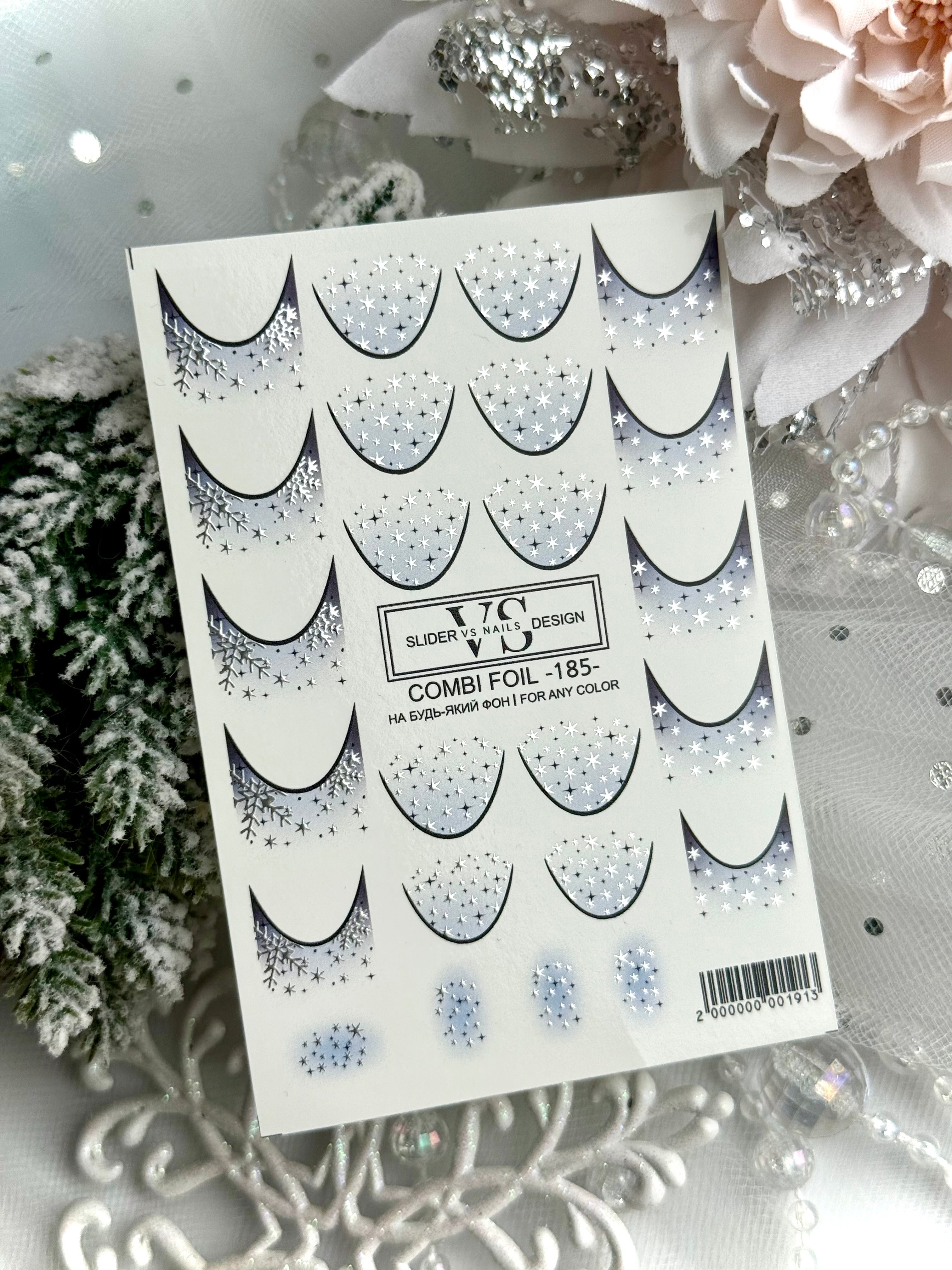 VS NAILS Sliders Combi Foil Nr.185