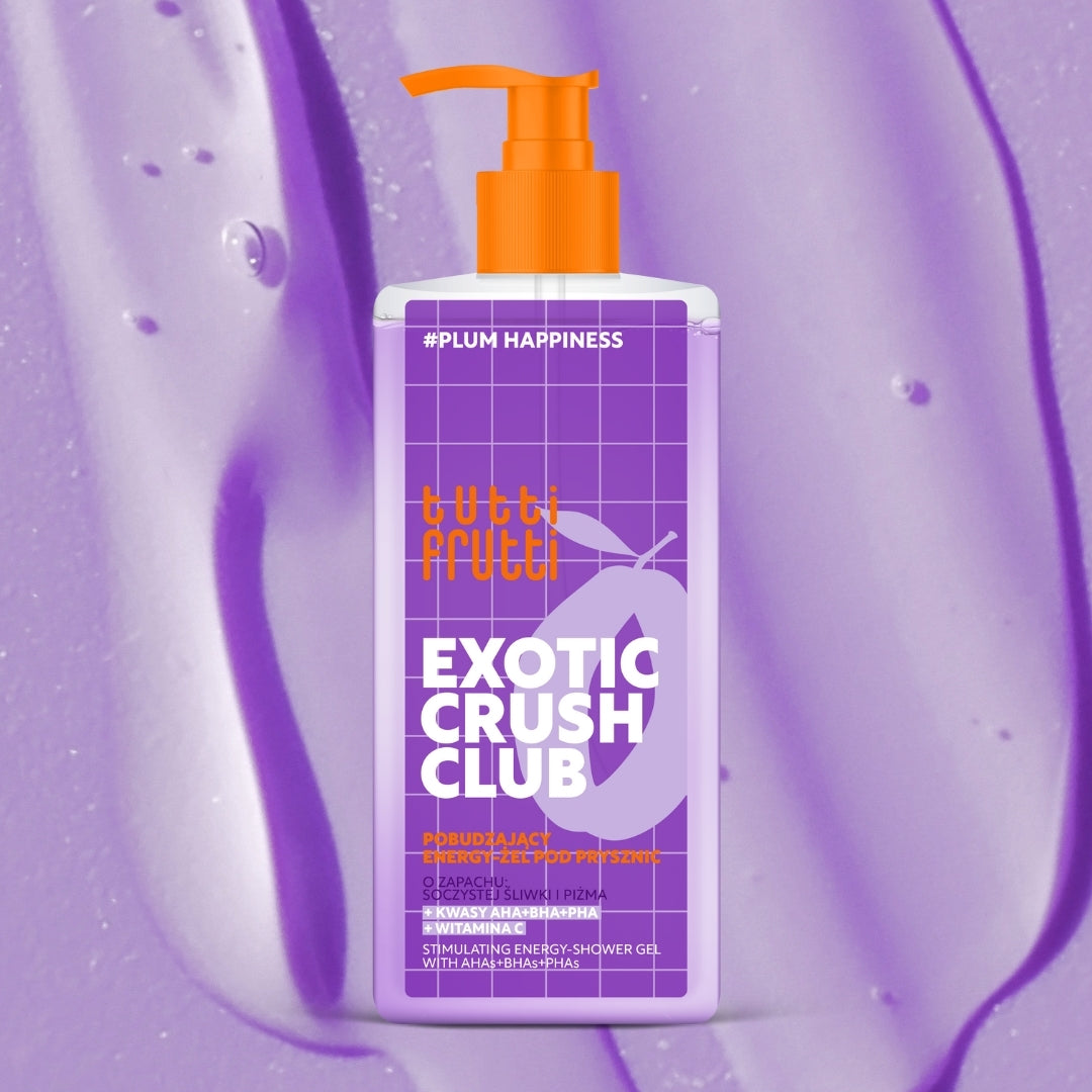 Farmona TUTTI FRUTTI PlumHappiness – Energising Shower Gel with AHA+BHA+PHA Acids 400ml