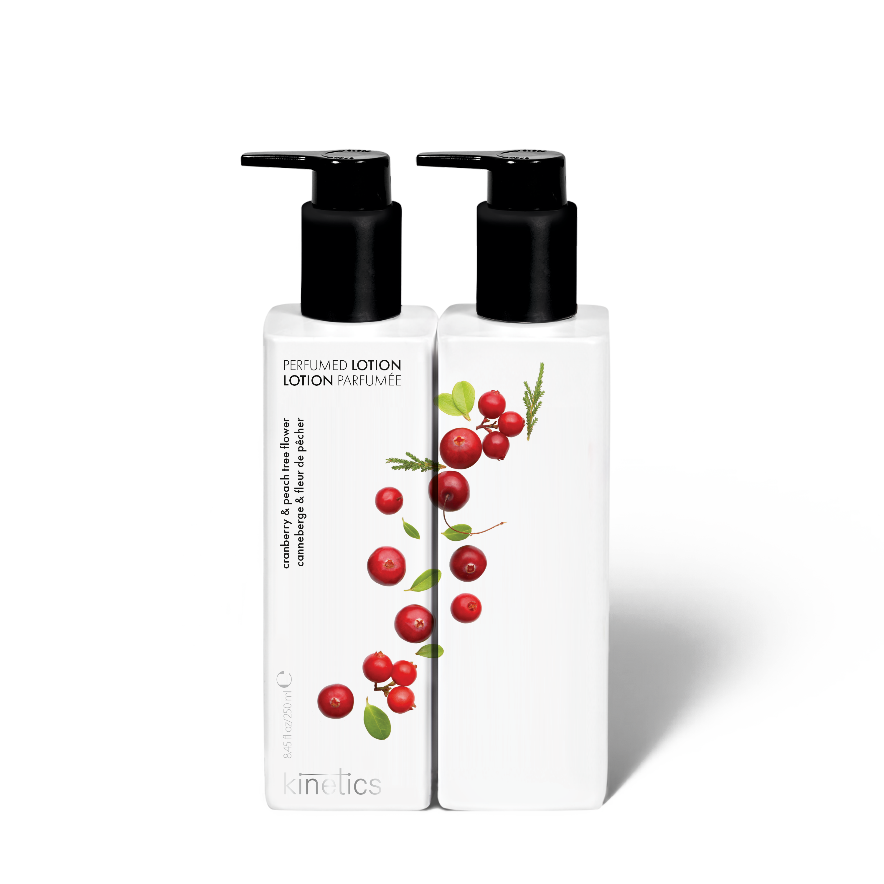 Kinetics Perfumed Lotion Cranberry & Peach tree flower