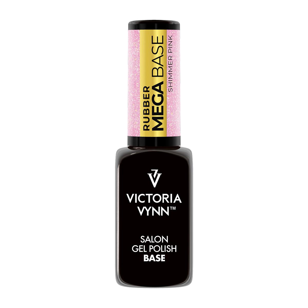 „Mega Base“ RUBBER SHIMMER PINK 8 ml