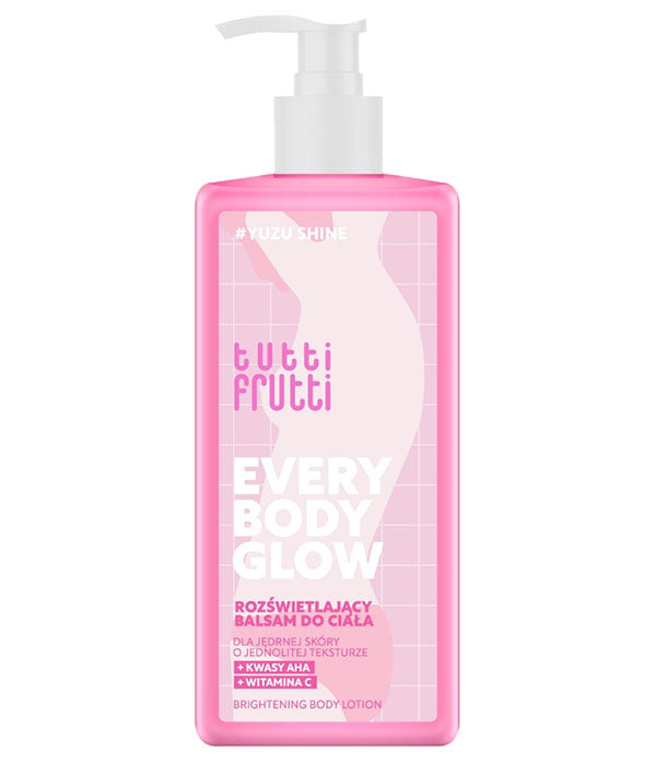 Farmona TUTTI FRUTTI YuzuShine Spindintis kūno balzamas su AHA rūgštimis ir C vitaminu, 250 ml