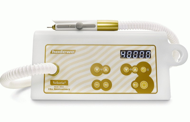 Pedikiūro prietaisas HADEWE Veloria² Aukso Leidimas (Riboto Leidimo)