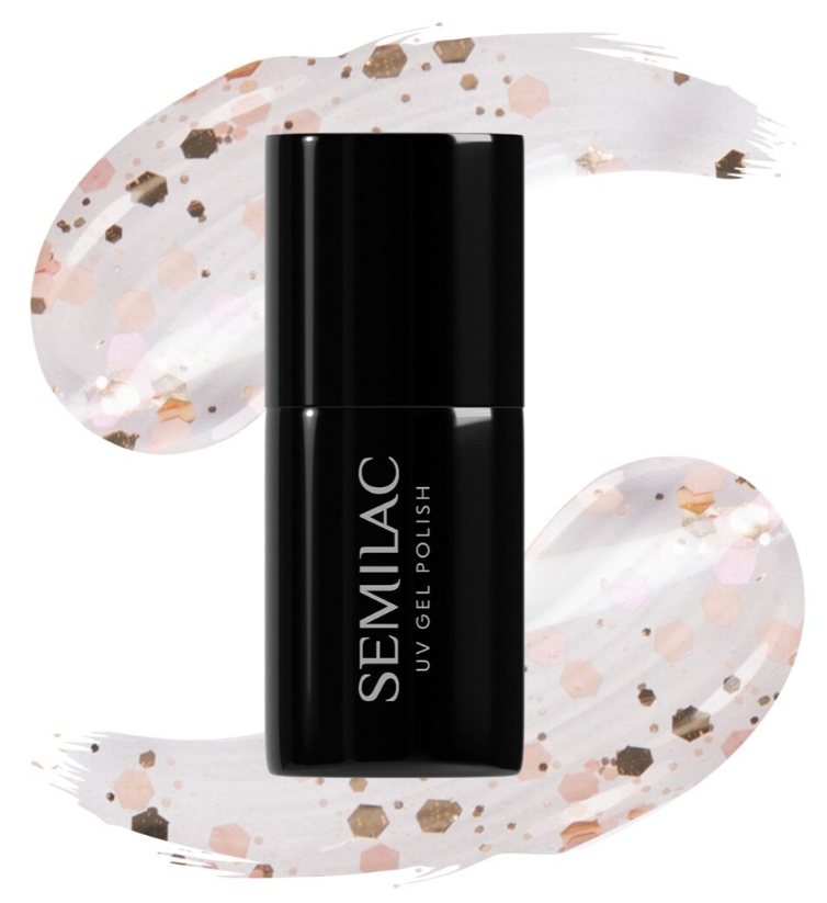 A711 Semilac UV gelinis nagų lakas Raudonasis smėlis 7 ml