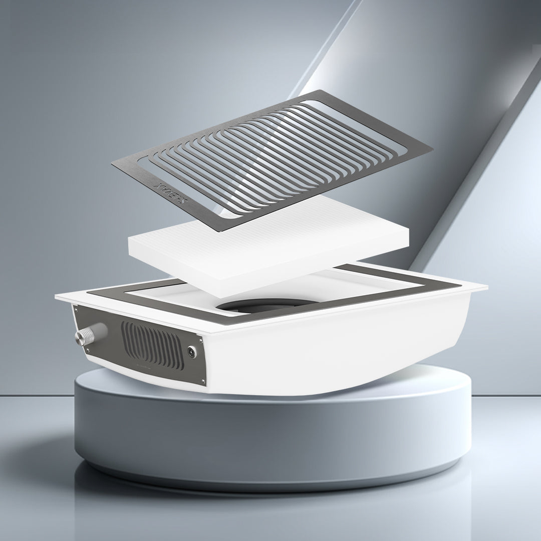 SheMax Smart V-PRO Маникюрная встраиваемая в стол вытяжка