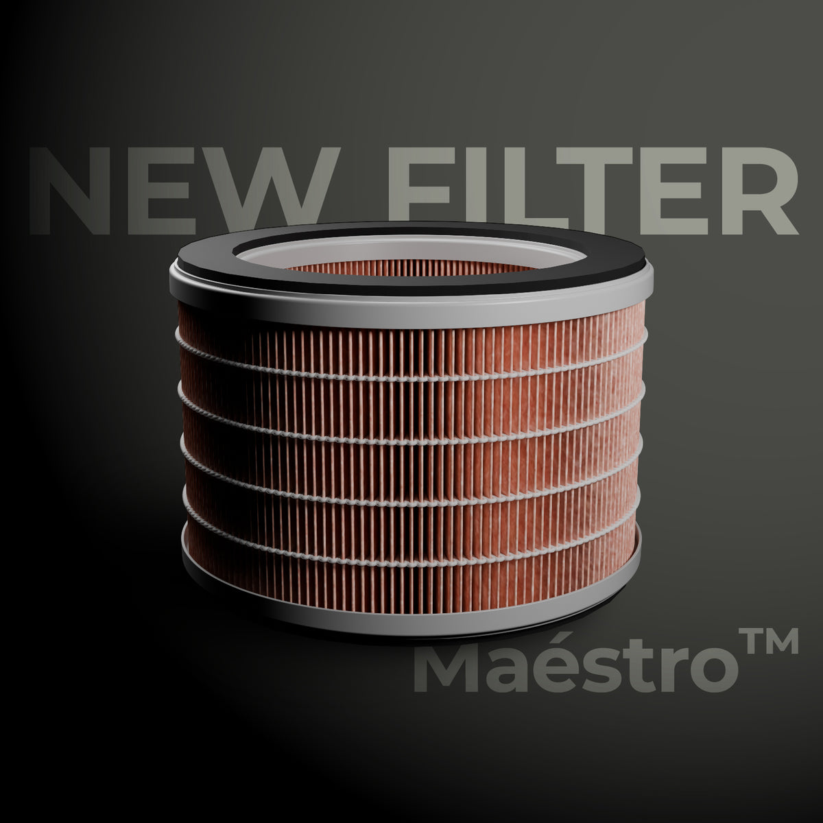 4BLANC HEPA-12 oro filtras, skirtas „Maéstro™ Ultimate Protection“ nagų priežiūros stotelei – „Maéstro™“ dulkių surinkėjo filtras