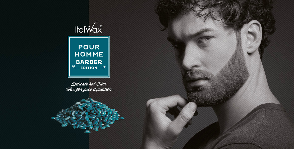 ItalWax Pour Homme [BARBER EDITION] film wax for Men 100 gr.