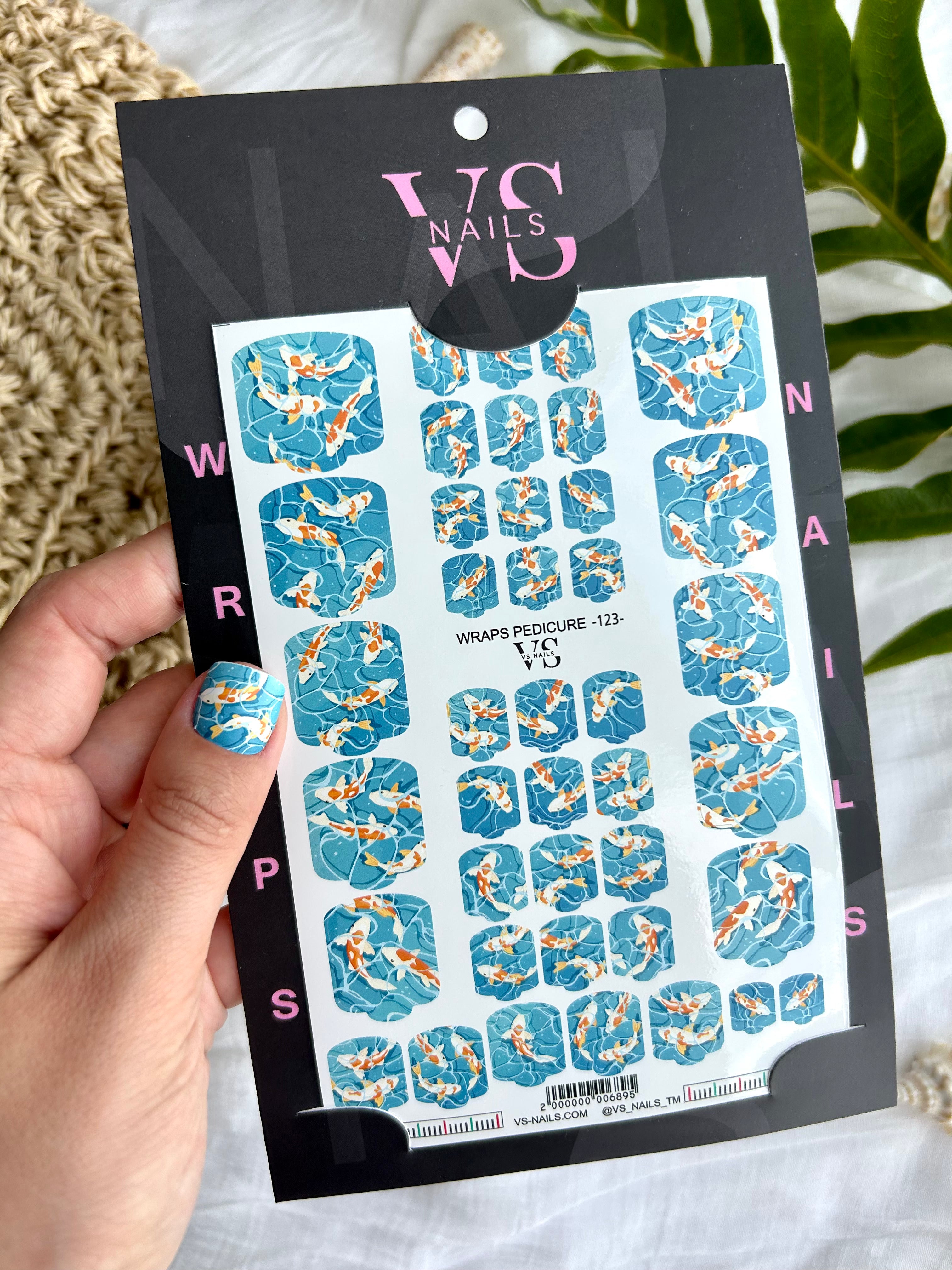 VS NAILS Pedicure Wraps Nr.123