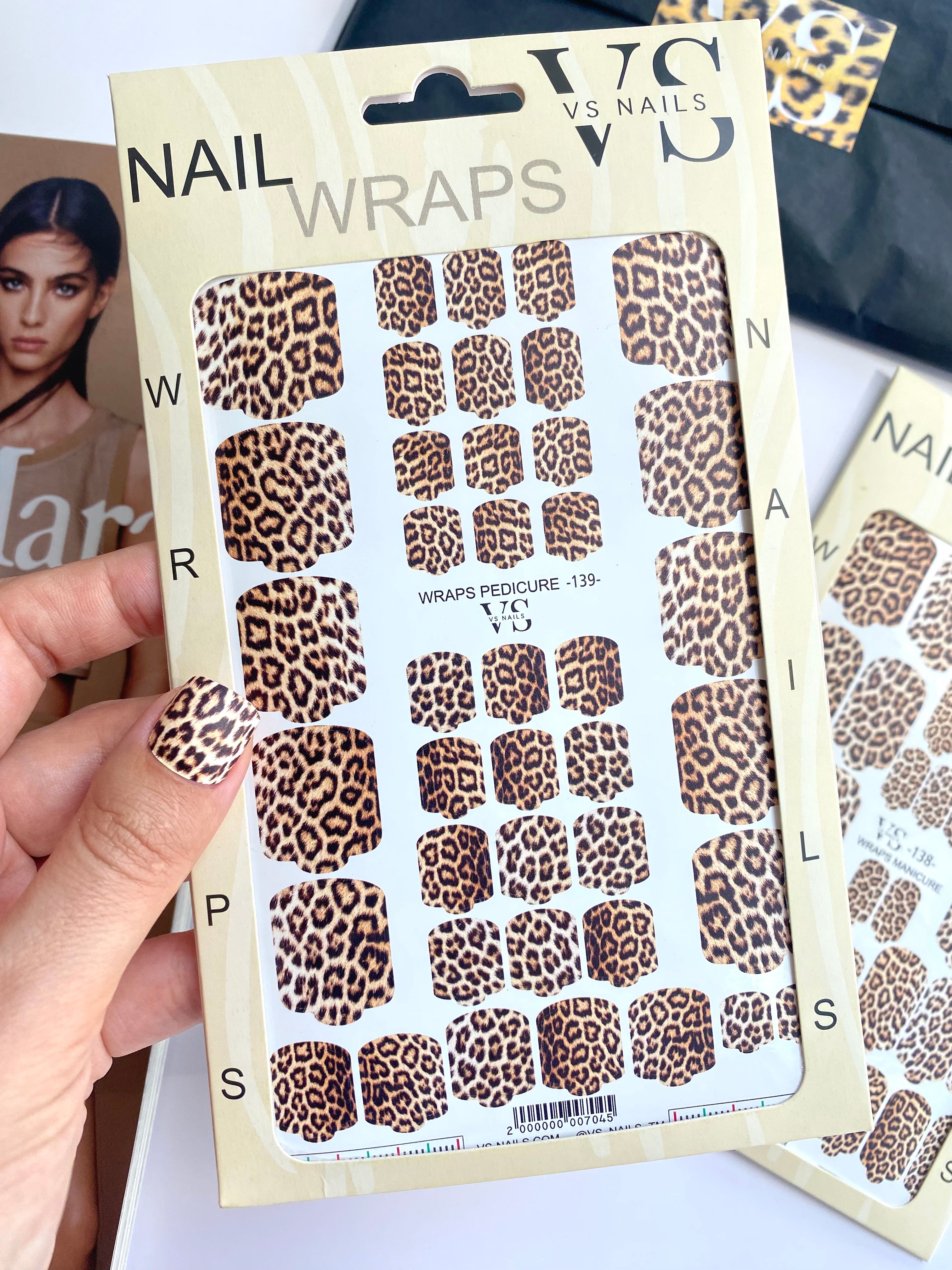 VS NAILS Pedicure Wraps Nr.139