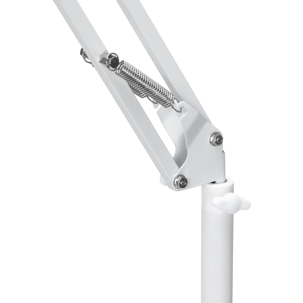Лампа для педикюра GLOW 112 UV/LED со штативом и металлической подставкой, белая