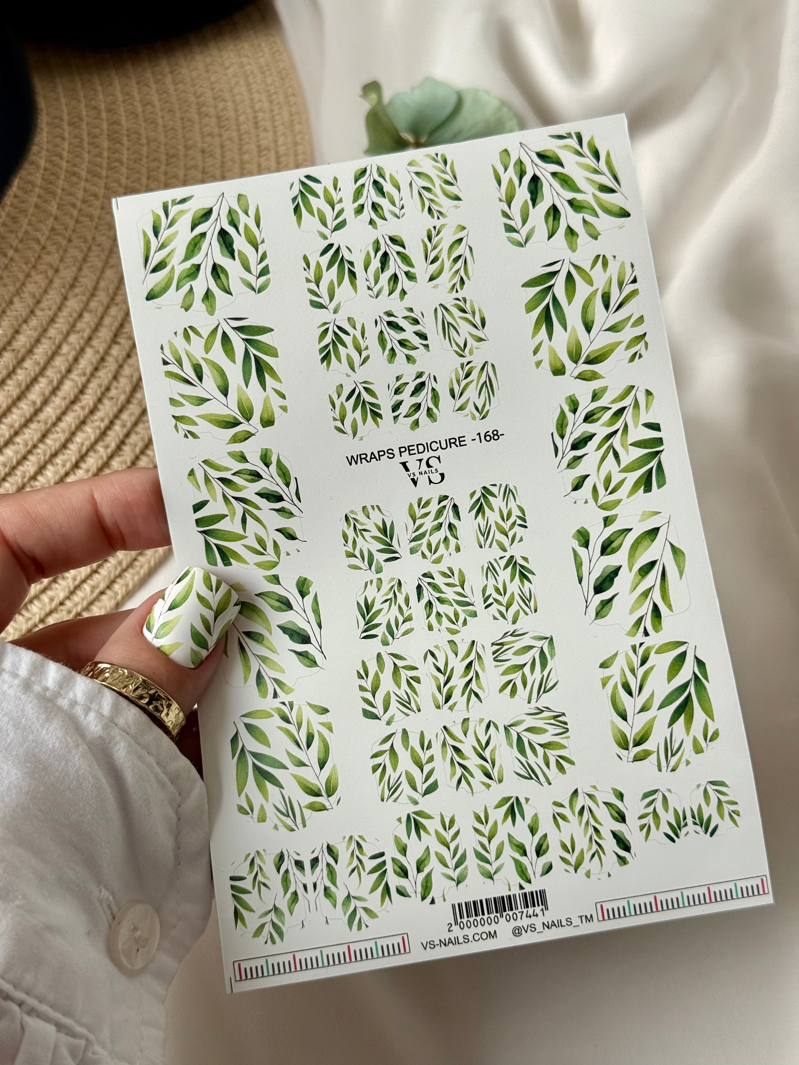 VS NAILS Pedicure Wraps Nr.168