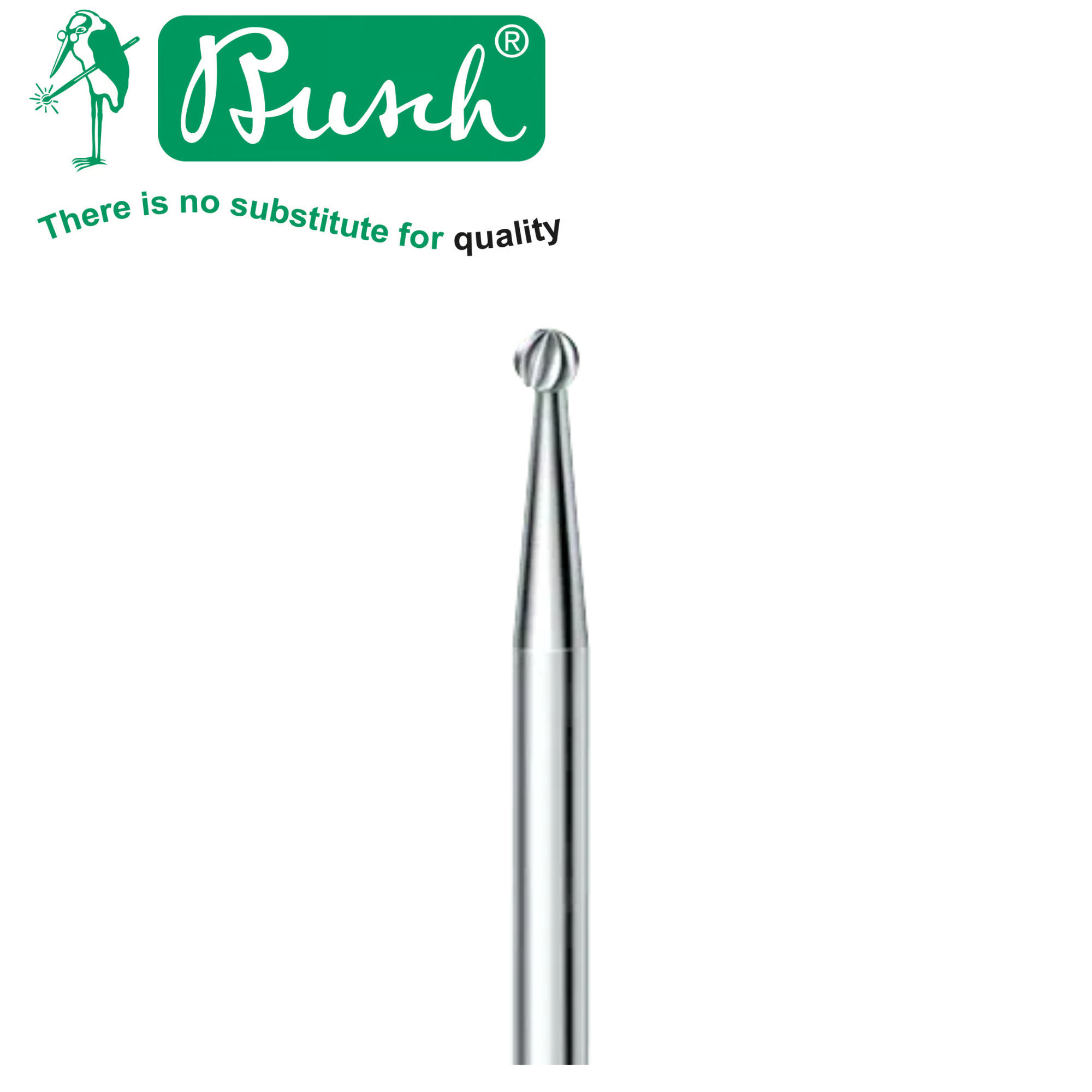 BUSCH ball-nose nail drill bit, medium cut, Ø 1.6 mm (2721316)