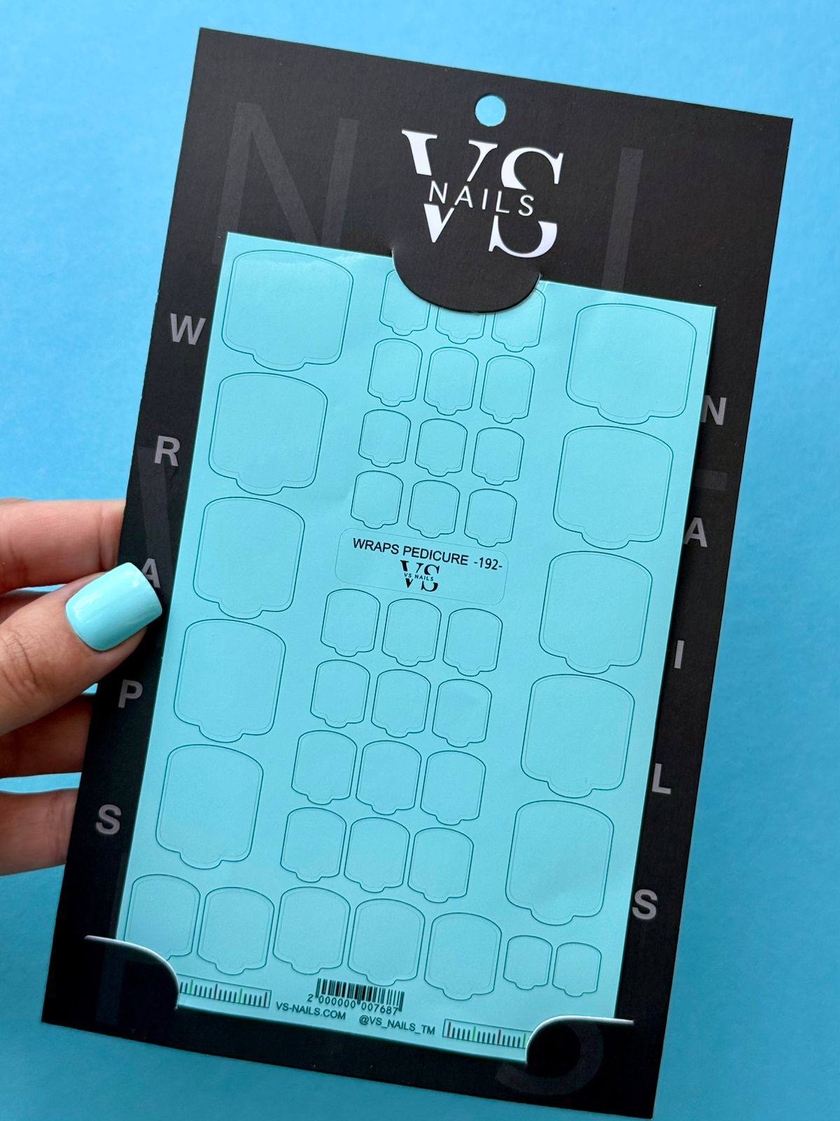 VS NAGŲ Pedikiūro įvyniojimai Nr.192