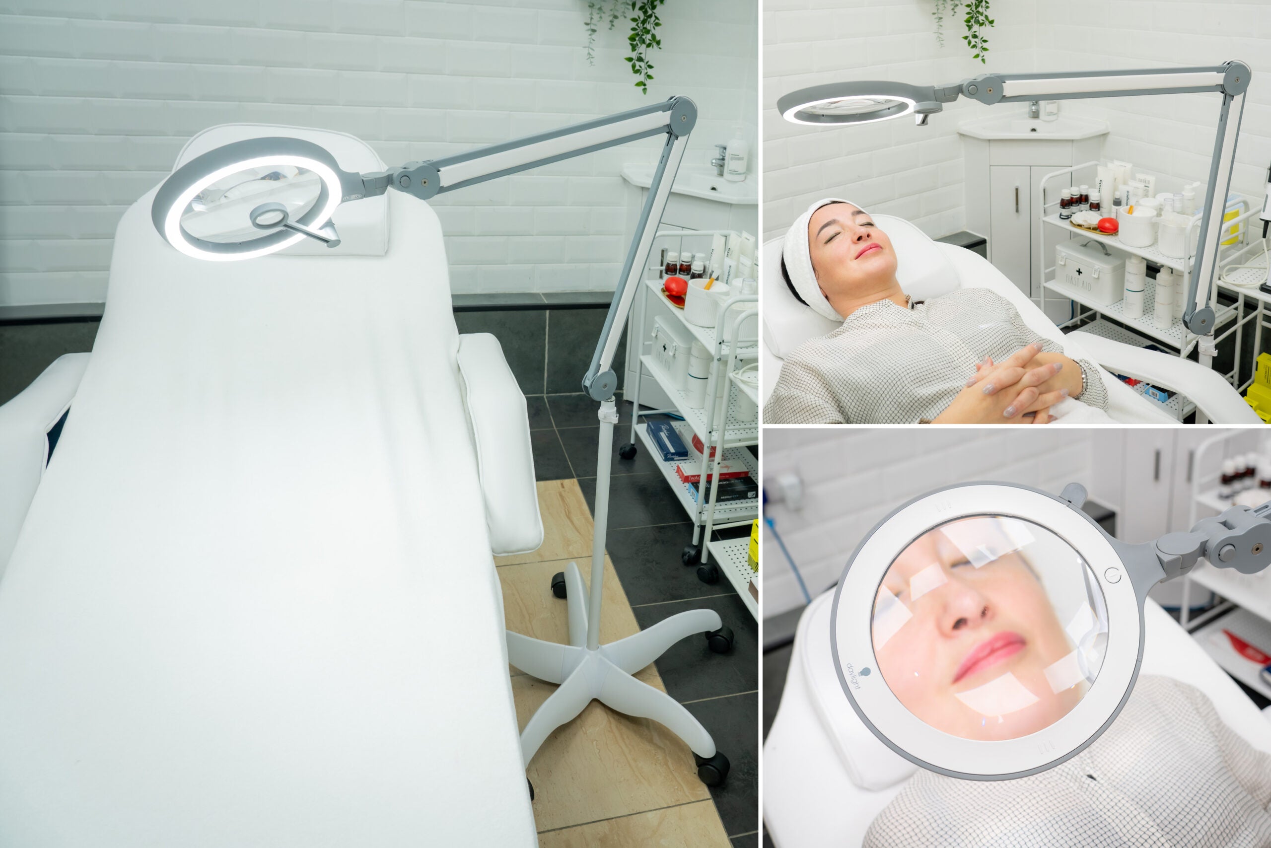 Daylight stalo ir grindų LED lempa – su 2 didintuvais [iQ Didintuvas]
