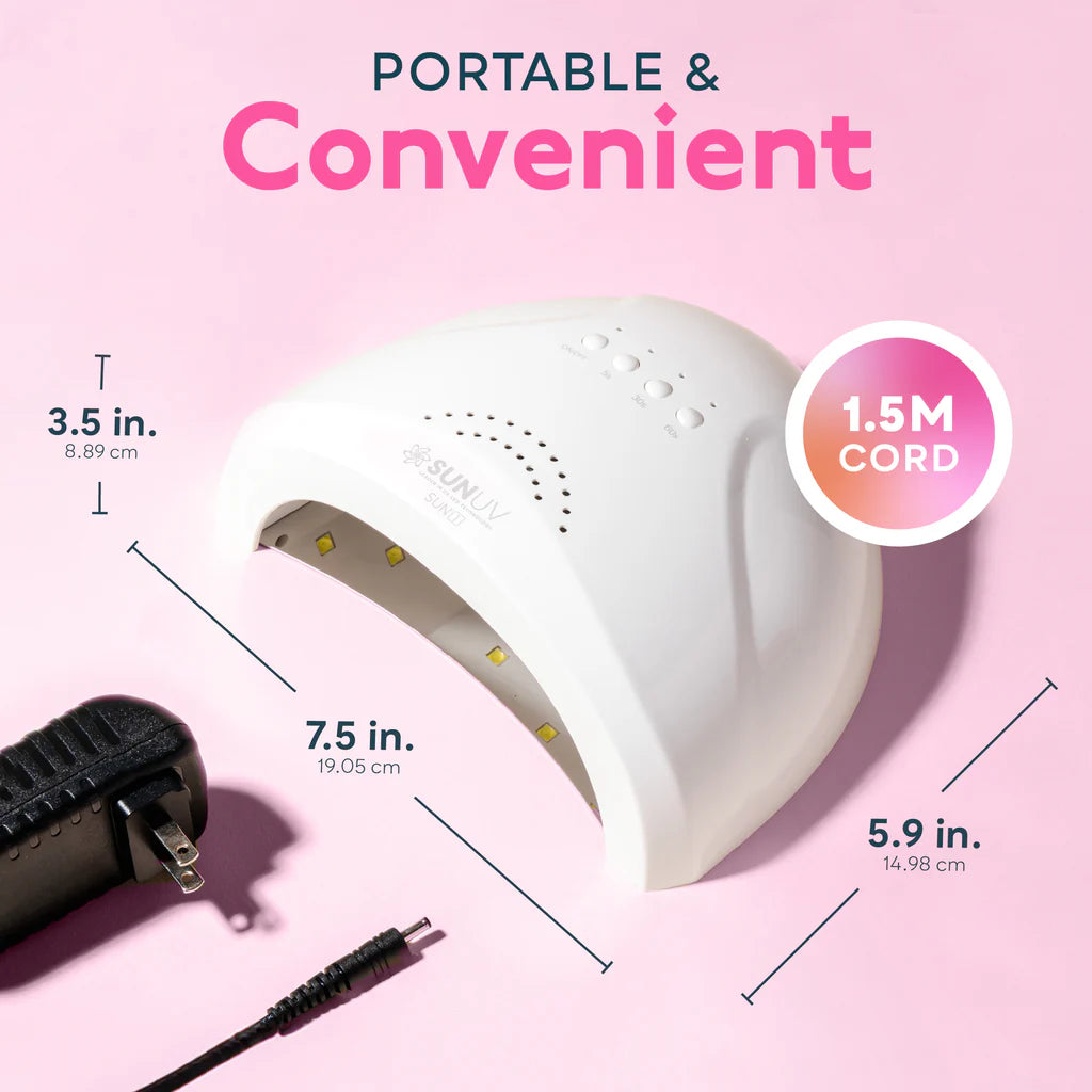 SUN1 UV/LED table lamp, white
