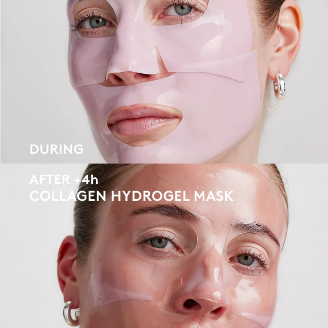 XLASH Collagen Hydrogel Hyal Mask – kolageno hidrogelio ir hialurono rūgšties kaukė, 1 gb