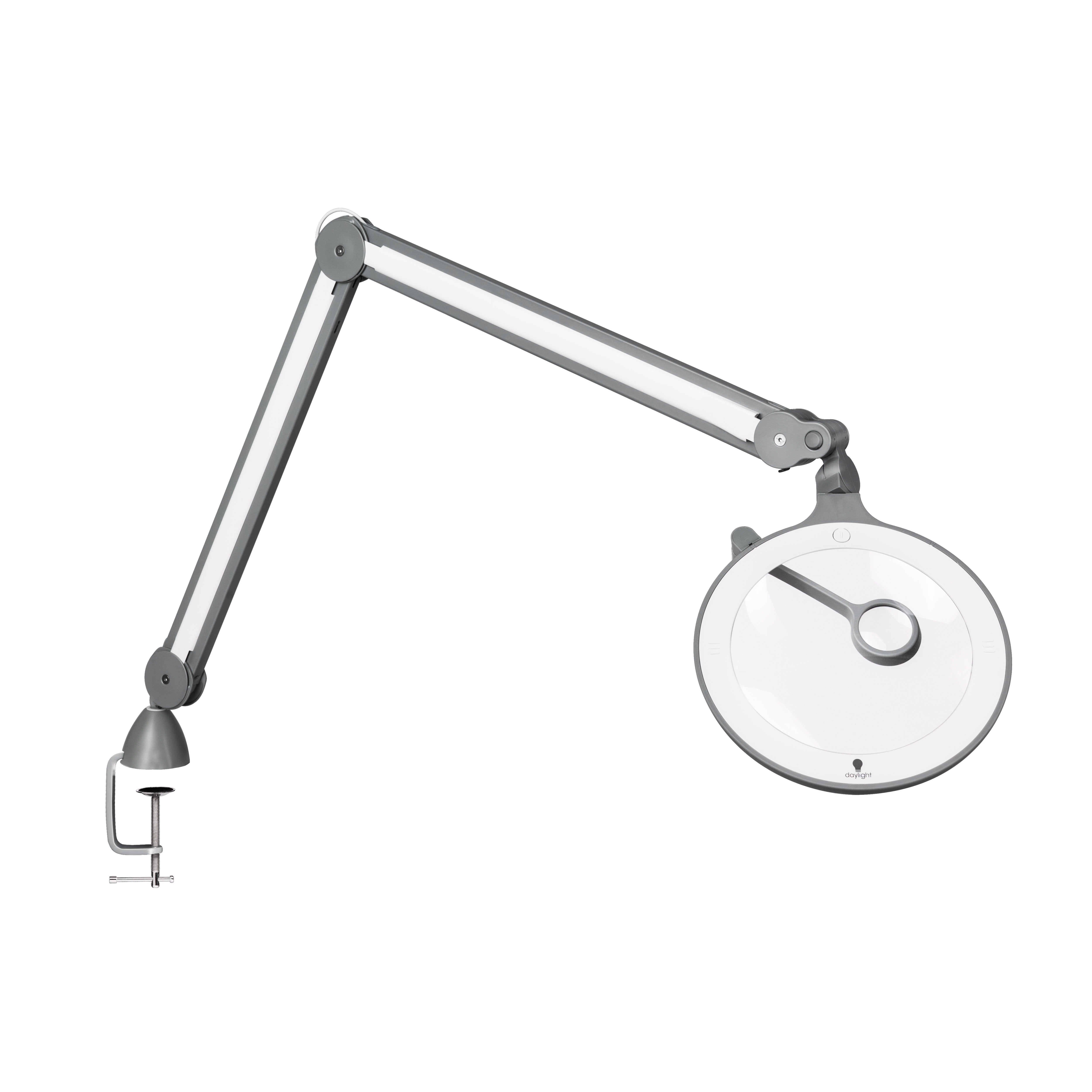 Daylight stalo ir grindų LED lempa – su 2 didintuvais [iQ Didintuvas]