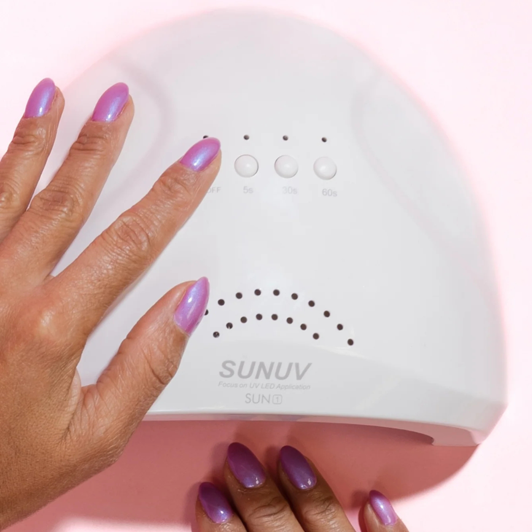 SUN1 UV/LED table lamp, white