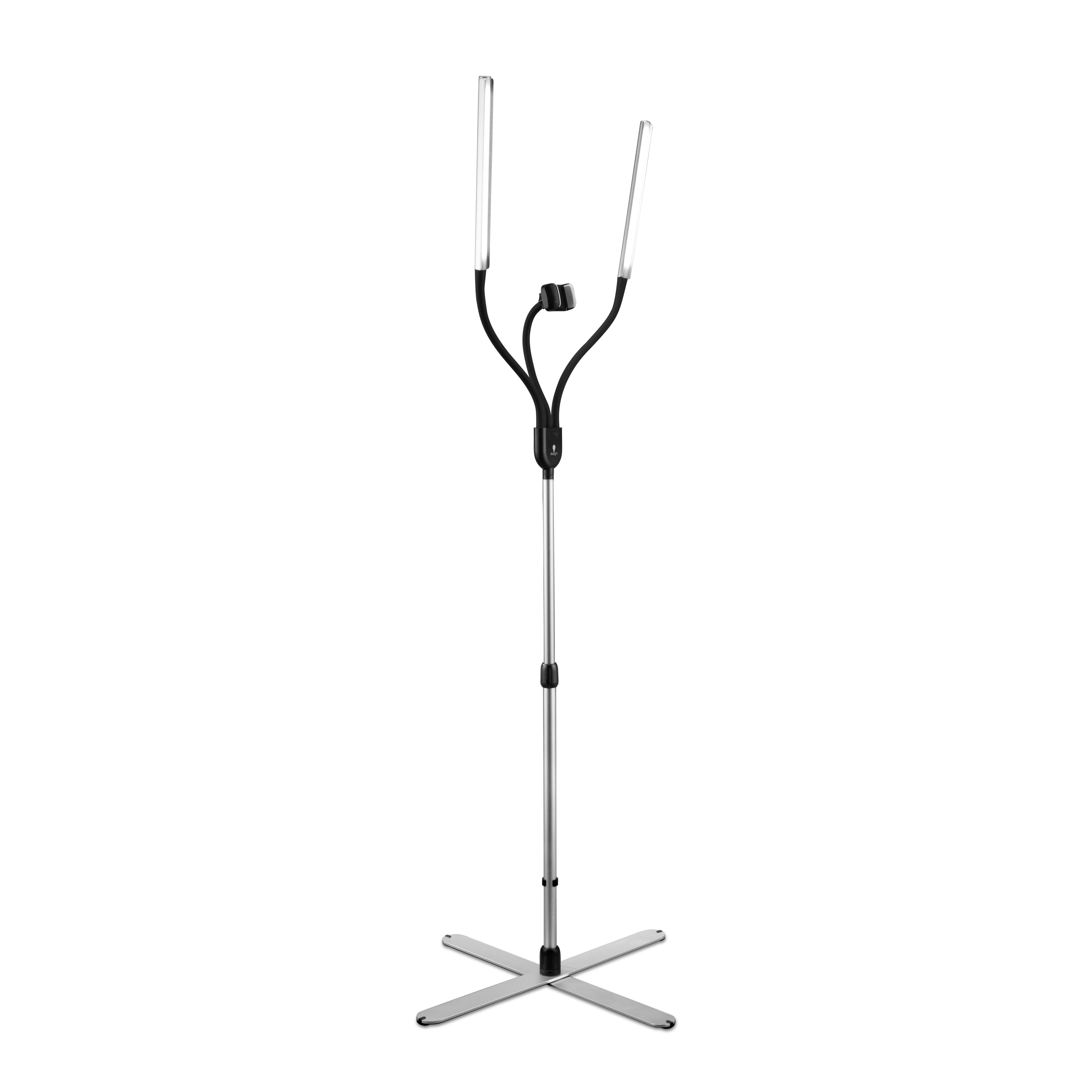 Светодиодный светильник дневного света - 2-панельный напольный светильник для профессионалов [Gemini Floor]