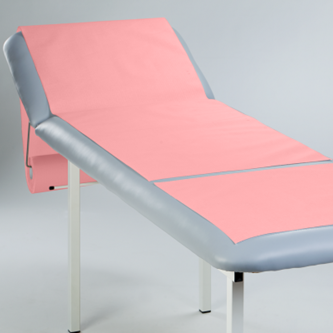 MedixPro Гигиенические покрытия ПЛЁНКА + БУМАГА  60cm, 3 слоя, Розовые [M60N-50-R]