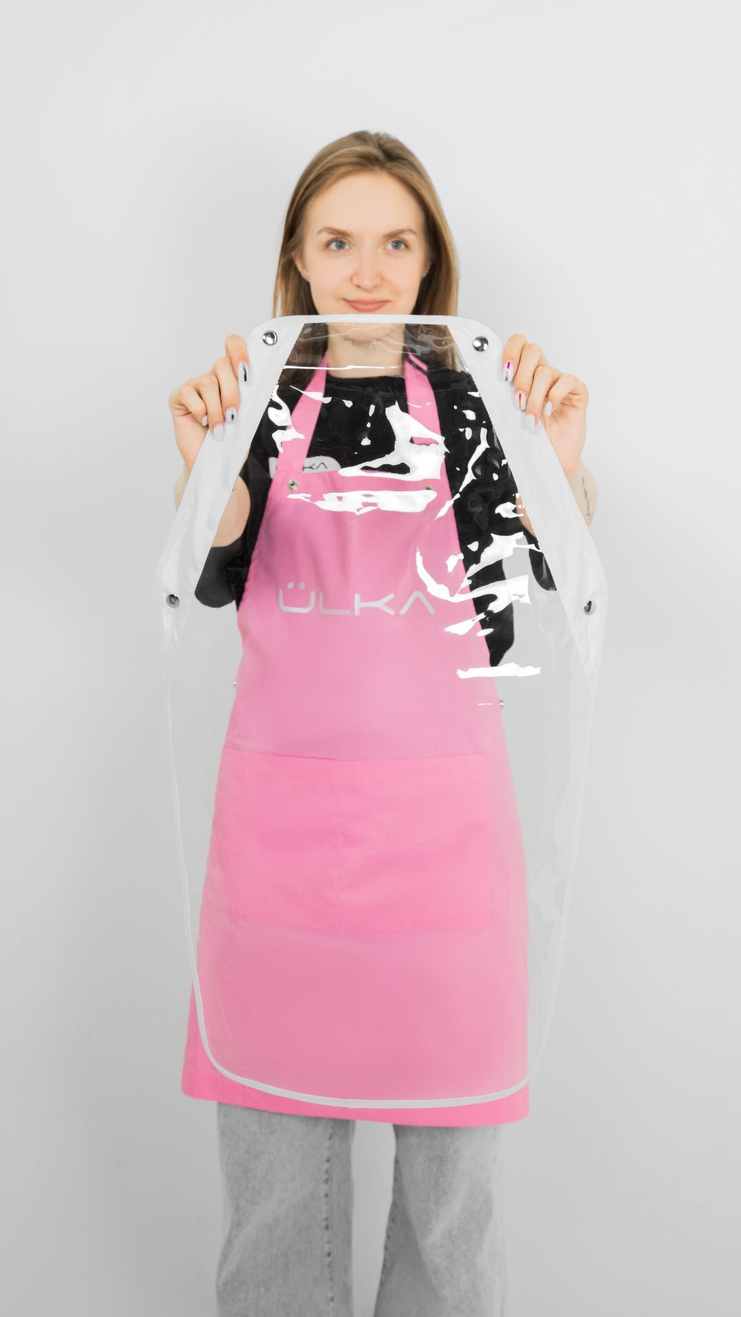 ULKA apron with protective screen