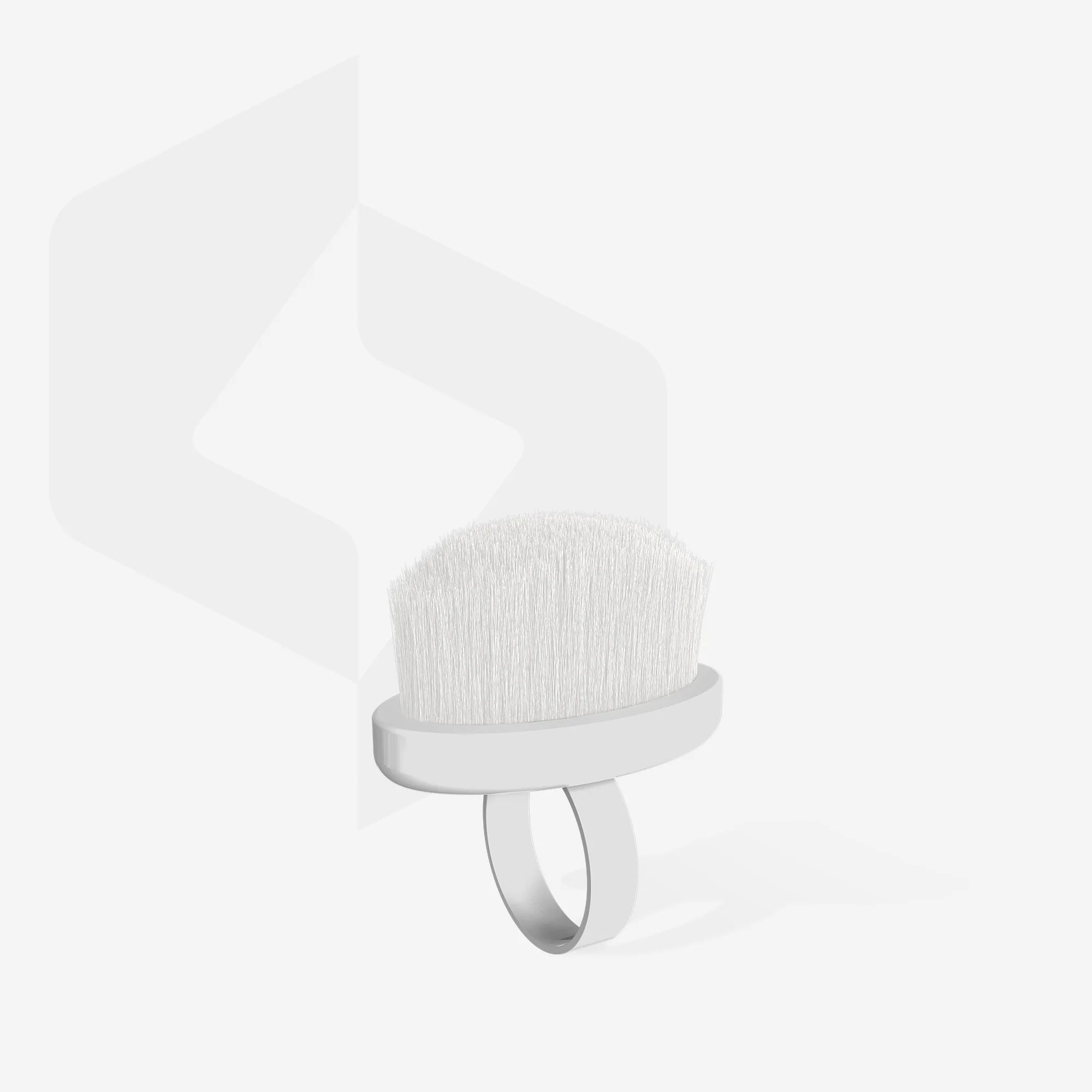 STALEKS Finger ring manicure dust brush 10pcs. [DBE-03-10]