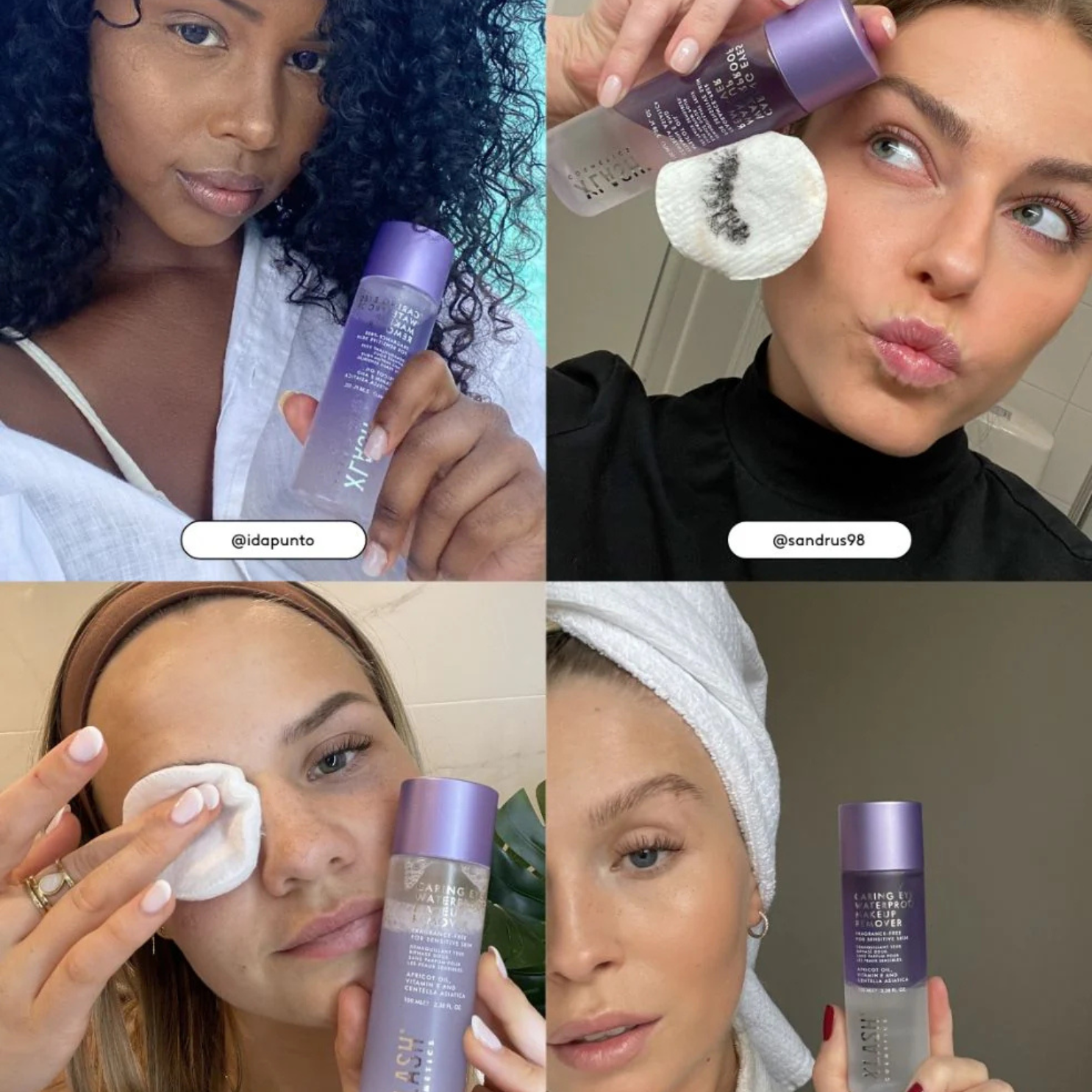 Caring Eyes atsparus vandeniui akių makiažo valiklis, 100 ml