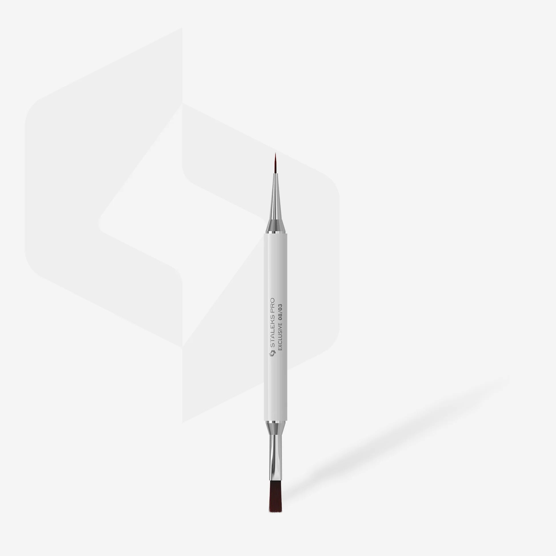 STALEKS Double-sided nail modeling brush [NBX-08/03]