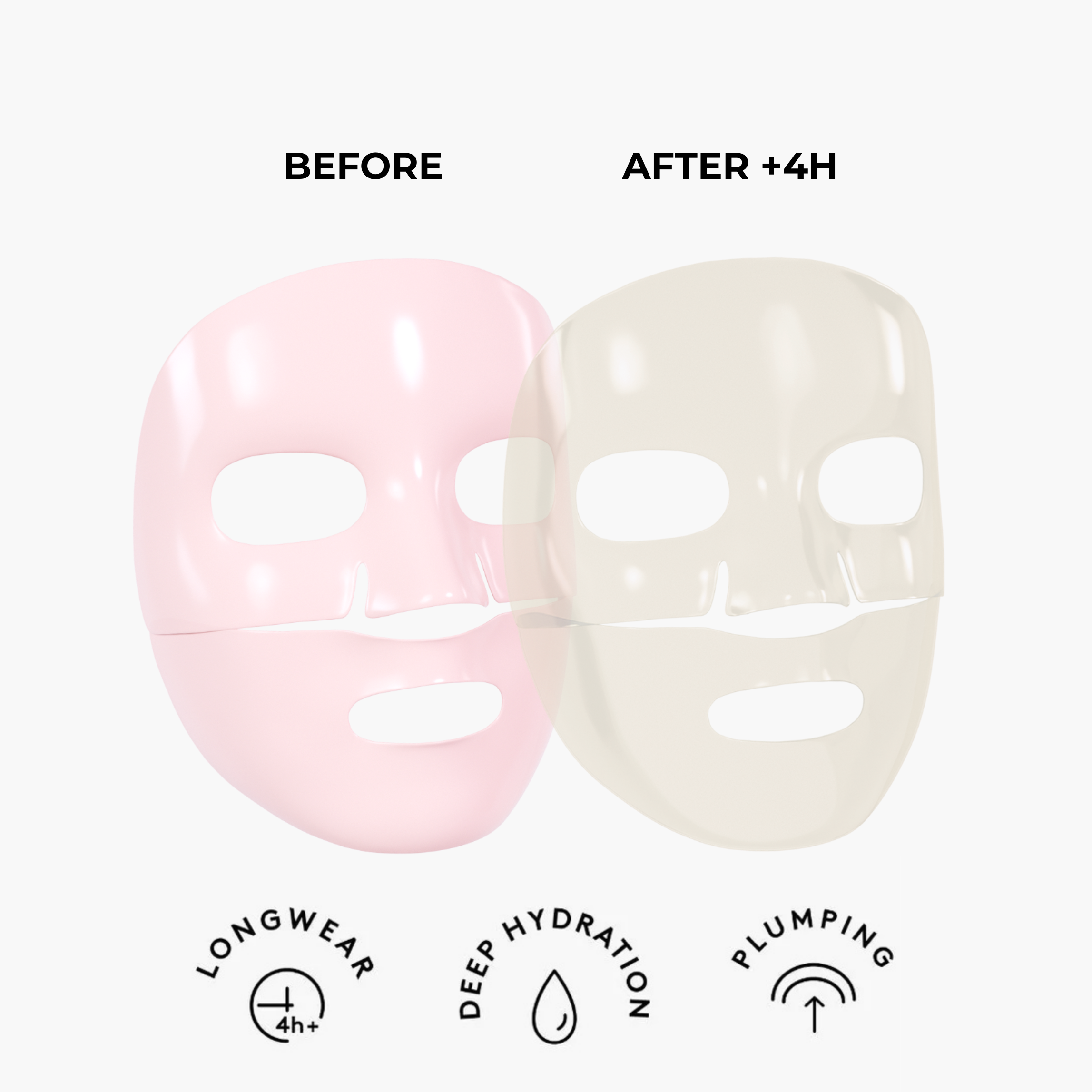 XLASH Kolageno Hidrogelio Hialurono Rūgšties Kaukė - kolageno hidrogelio hialurono rūgšties kaukė, 1 vnt.