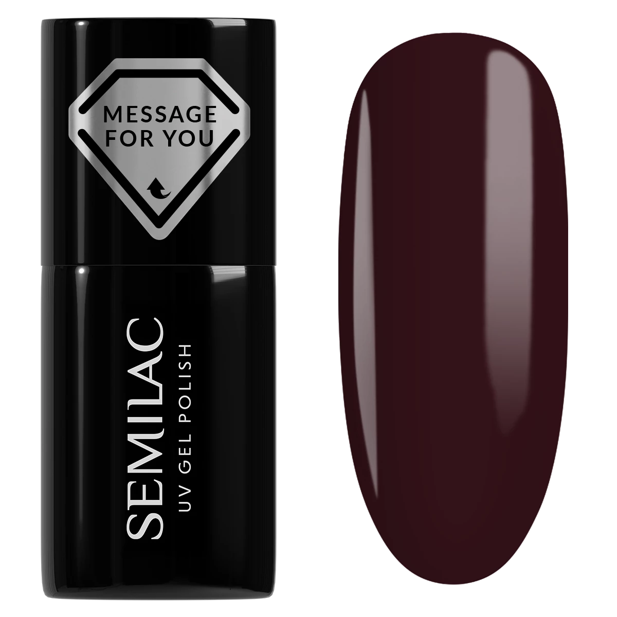 740 „Semilac“ UV gelinis lakas „Deep Plum“, 7 ml