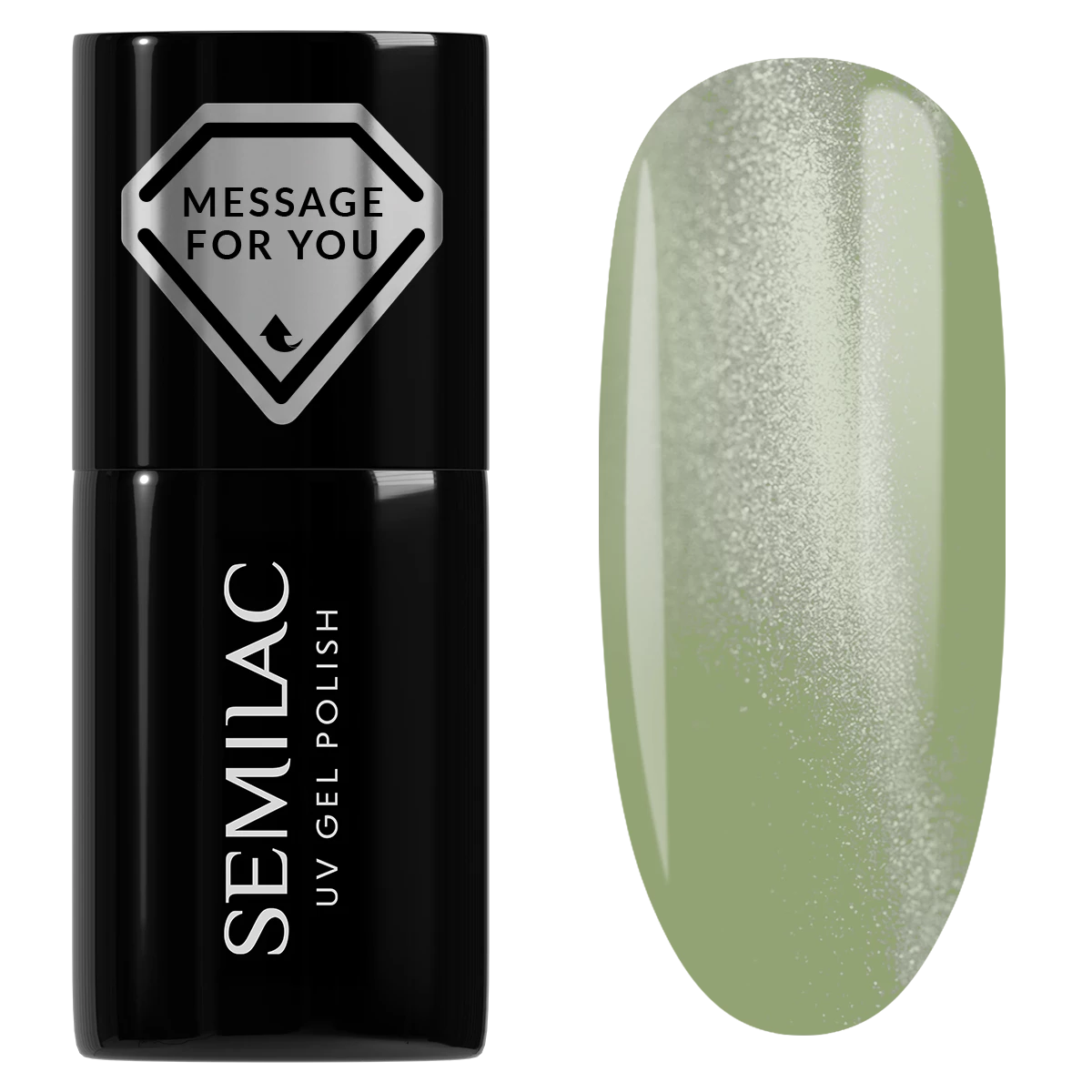 732 Semilac УФ-гель-лак «Pistachio Latte Gloss», 7 мл