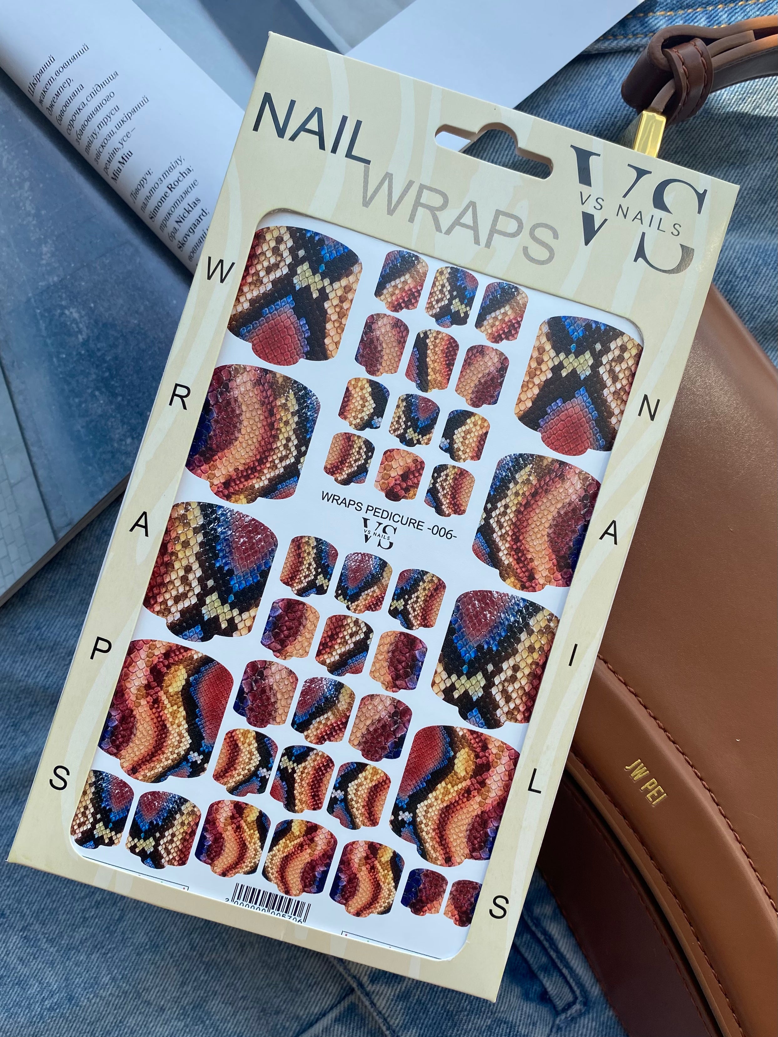 VS NAGŲ Pedikiūro įvyniojimai Nr.6