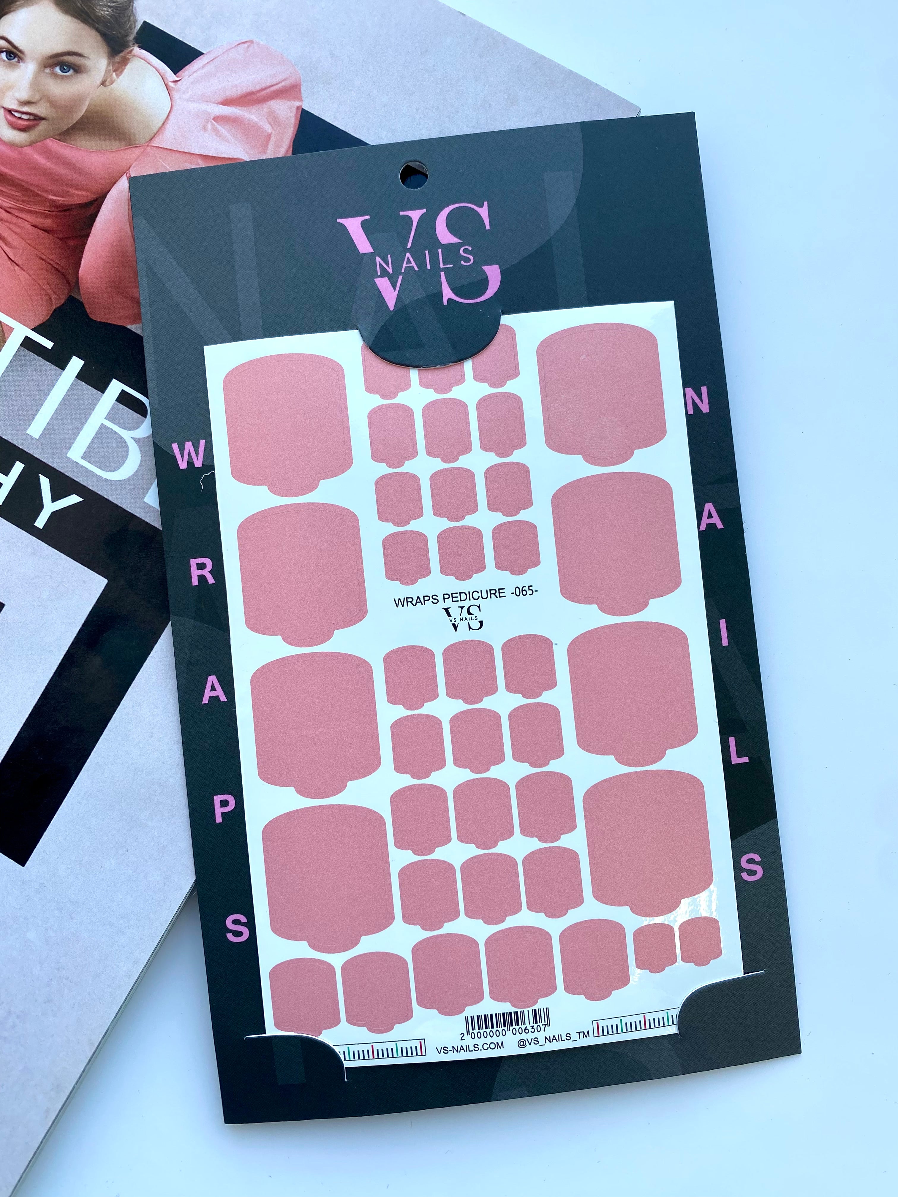 VS NAGŲ Pedikiūro įvyniojimai Nr.65