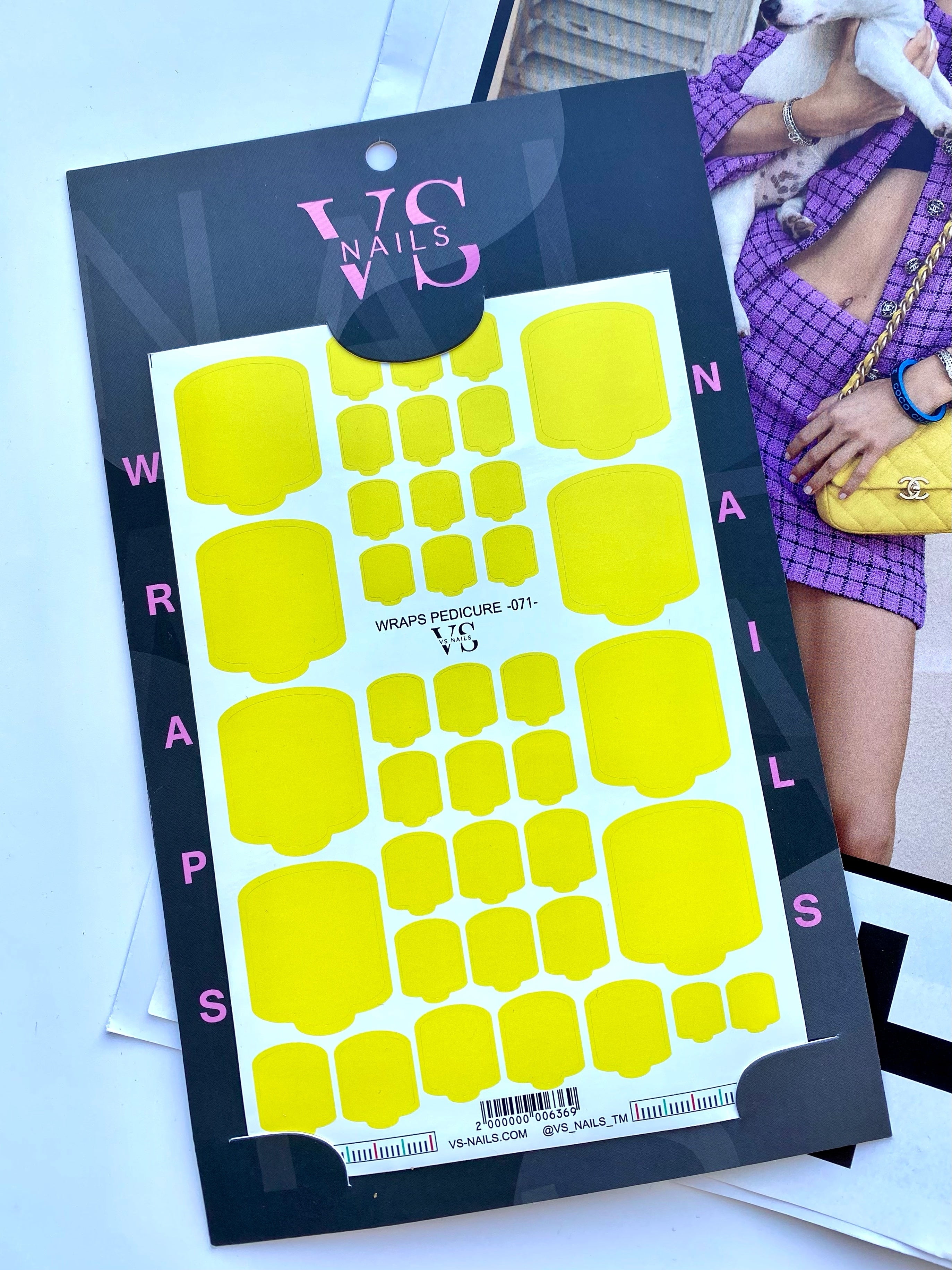 VS NAGŲ Pedikiūro įvyniojimai Nr.71