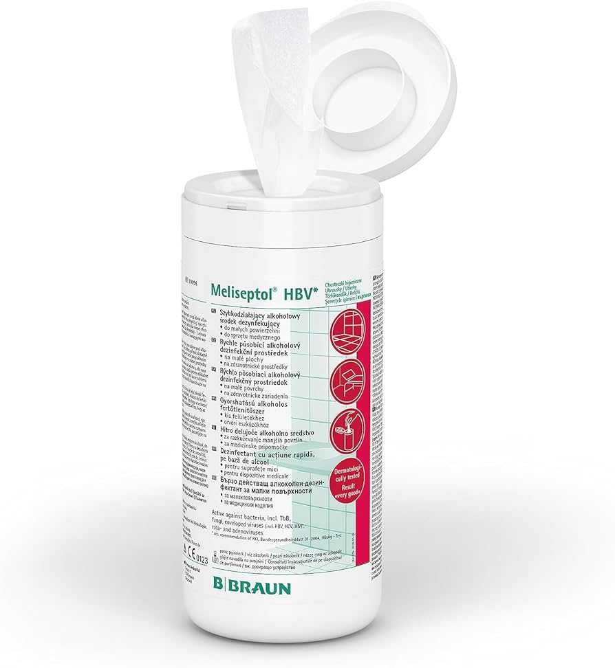 Meliseptol Surface disinfection wipes HBV 100 pcs