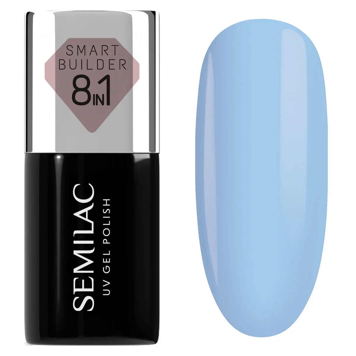 826 Semilac Smart Builder 8 в 1 «Calm Blue», 7 мл