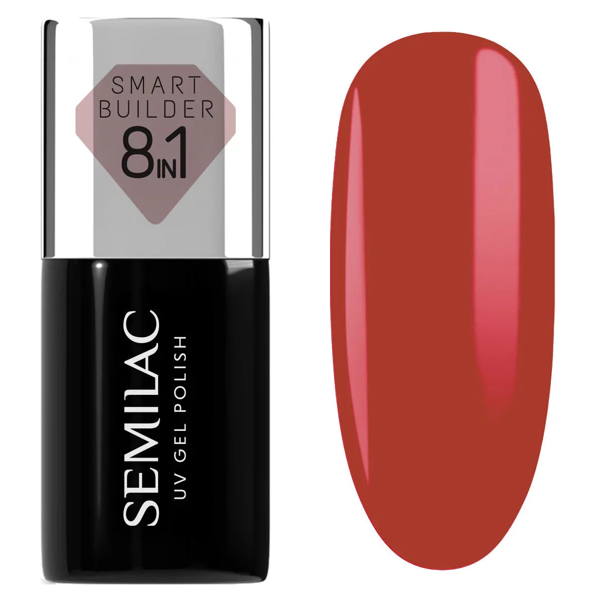 827 „Semilac Smart Builder 8in1 Classic Cherry“ 7 ml