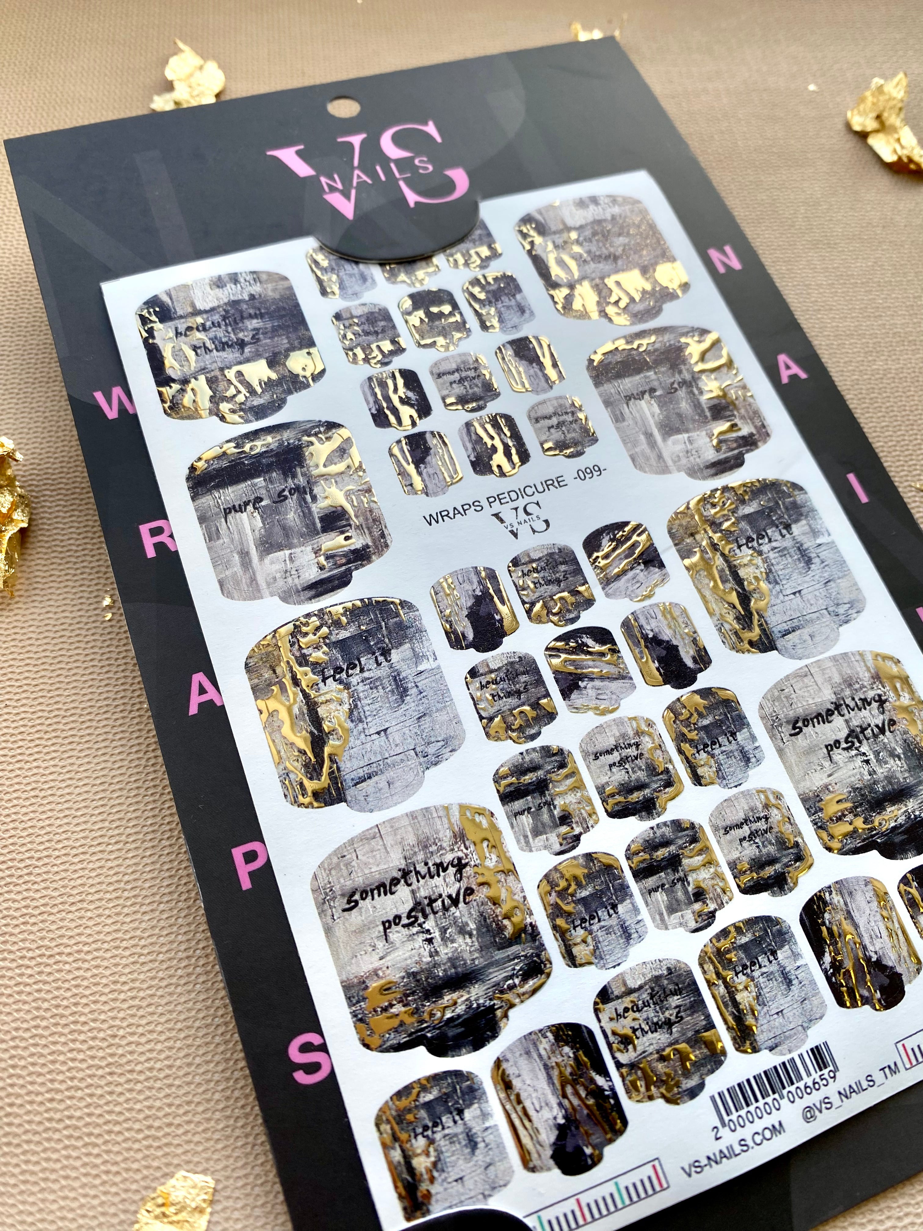VS NAILS Pedicure Wraps Nr.99