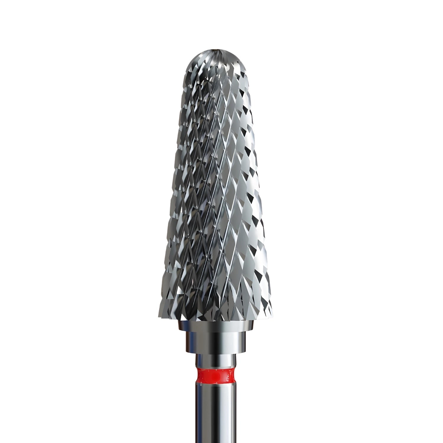 IQ NAGAI Kietojo sluoksnio (Karbidinė) freza gelio, akrilo ir gelinio lako šalinimui raudona 060 [201.140.060]