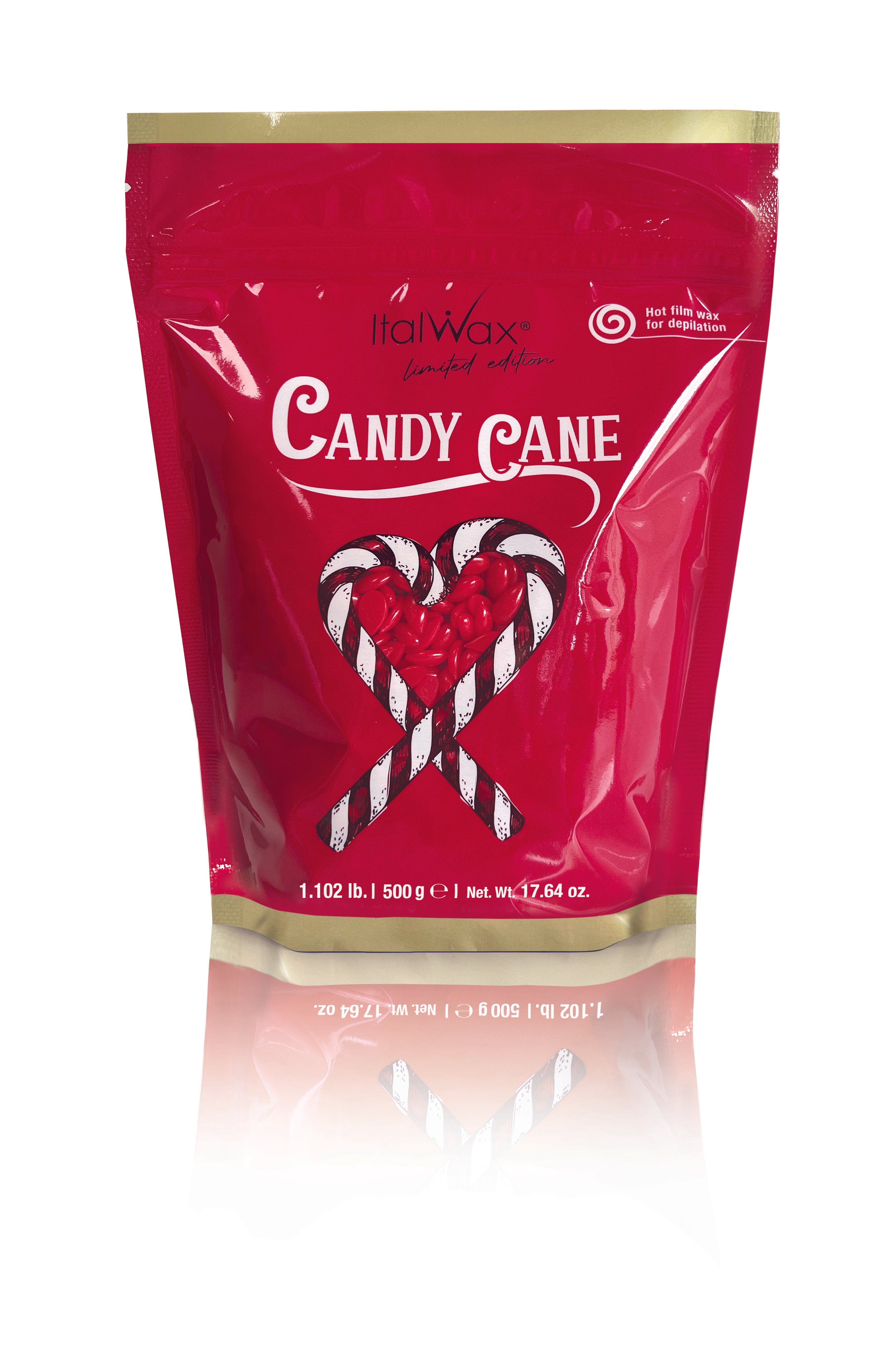 Italwax Winter Collection Candy Cane Wax (Limited Edition), 500 g