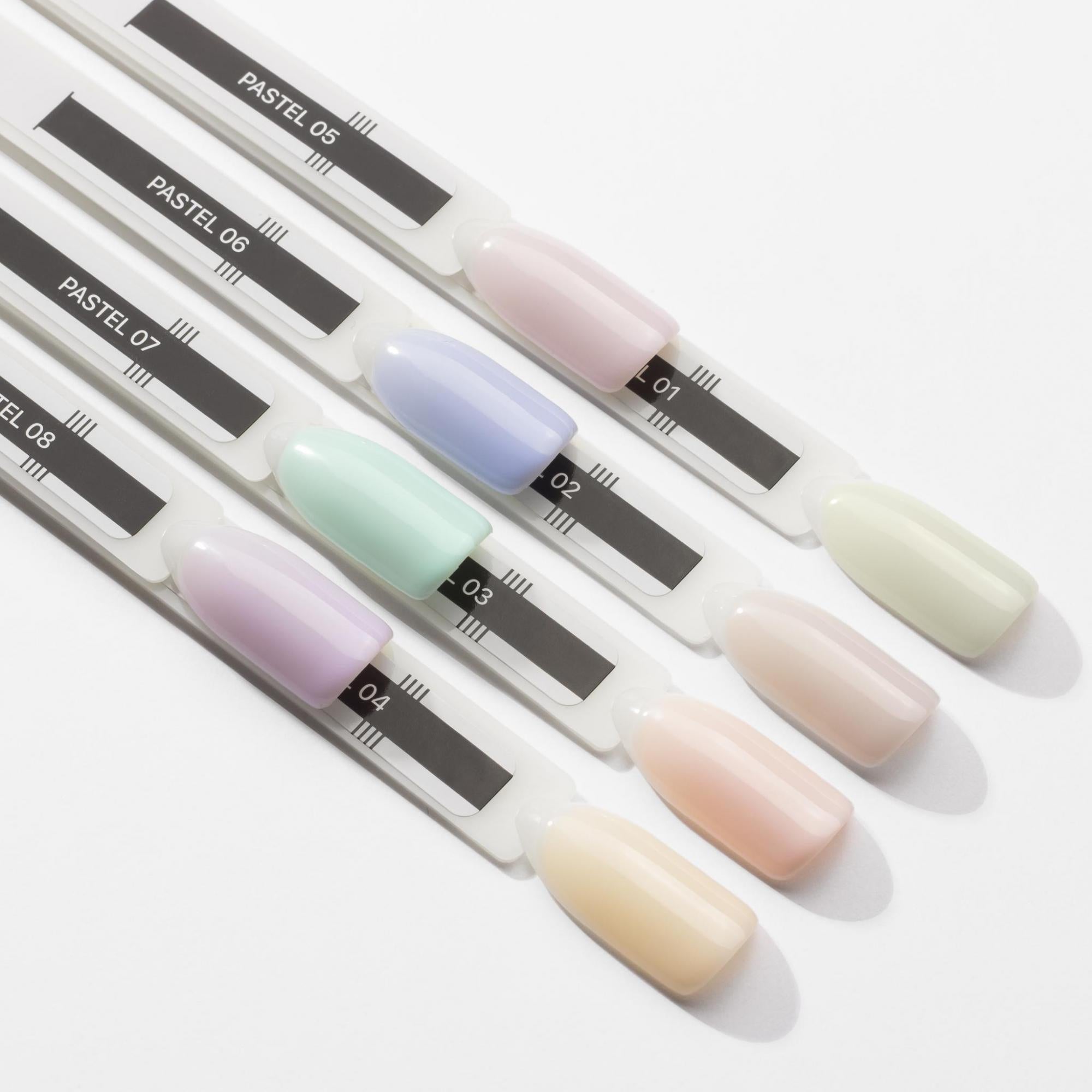 KODI spalvotas guminis pagrindo gelis, pastelinė 08 7 ml