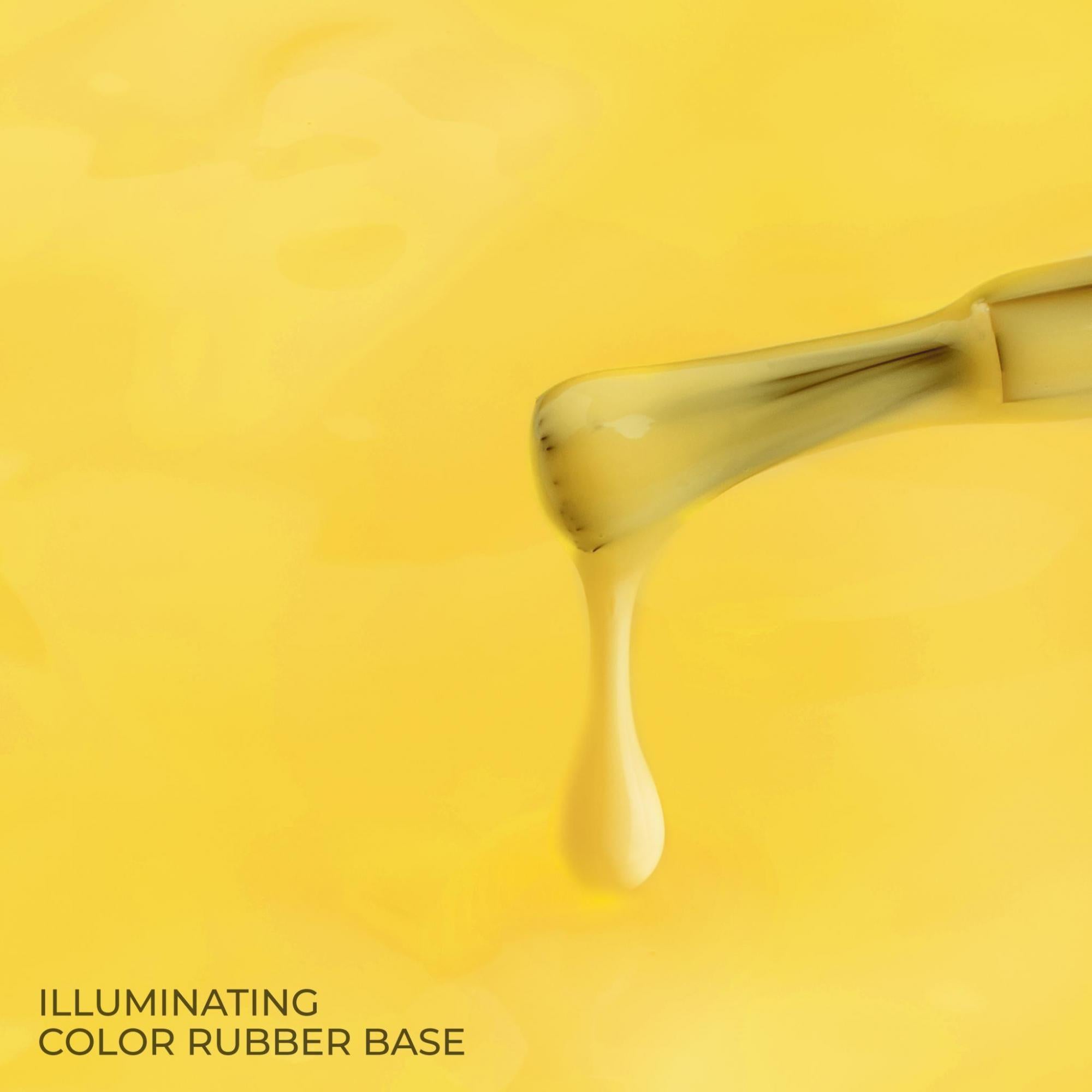 KODI spalvotas guminis pagrindo gelis, švytintis 7 ml