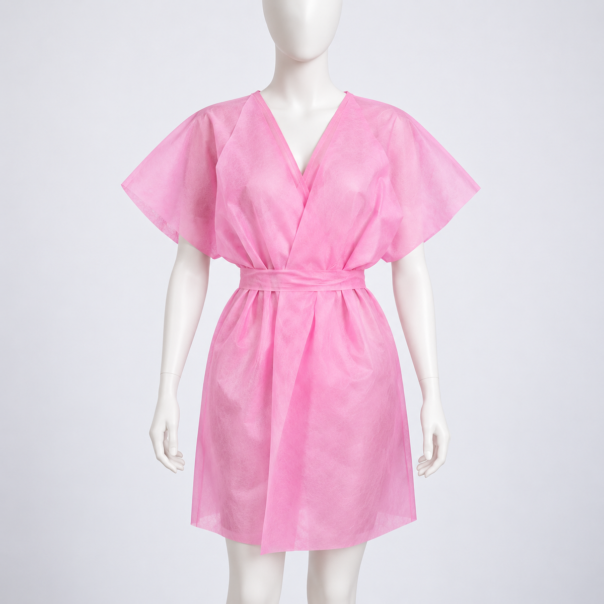 PW Nonwoven kimono, 5 vnt., koralų rožinė