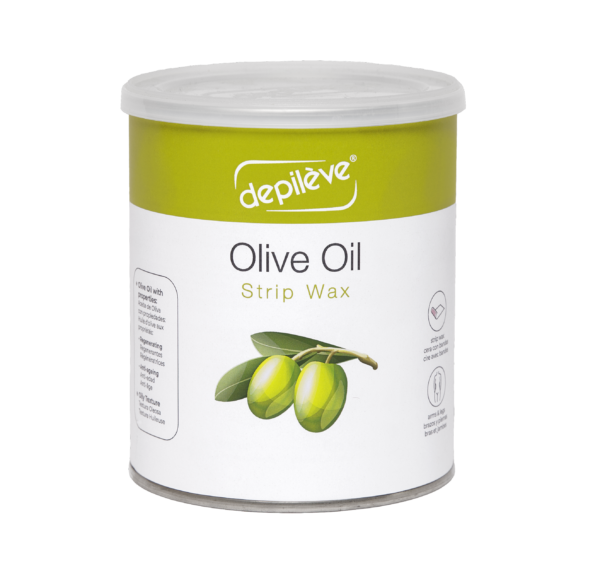 „Depileve“ OLIVE OIL Strip vaškas skardinėje, 800 ml