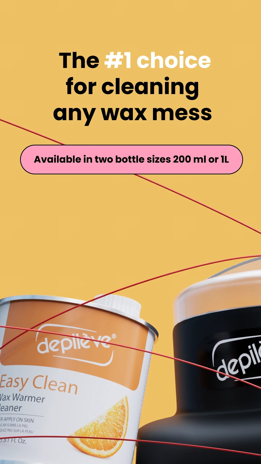 Depileve EASY CLEAN Wax Remover and Cleanser 220 ml