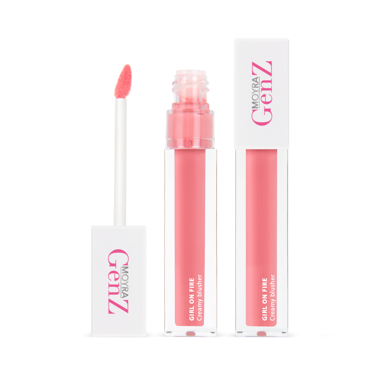 MOYRA GenZ Girl on fire Creamy blusher 01 румяна, 4 г