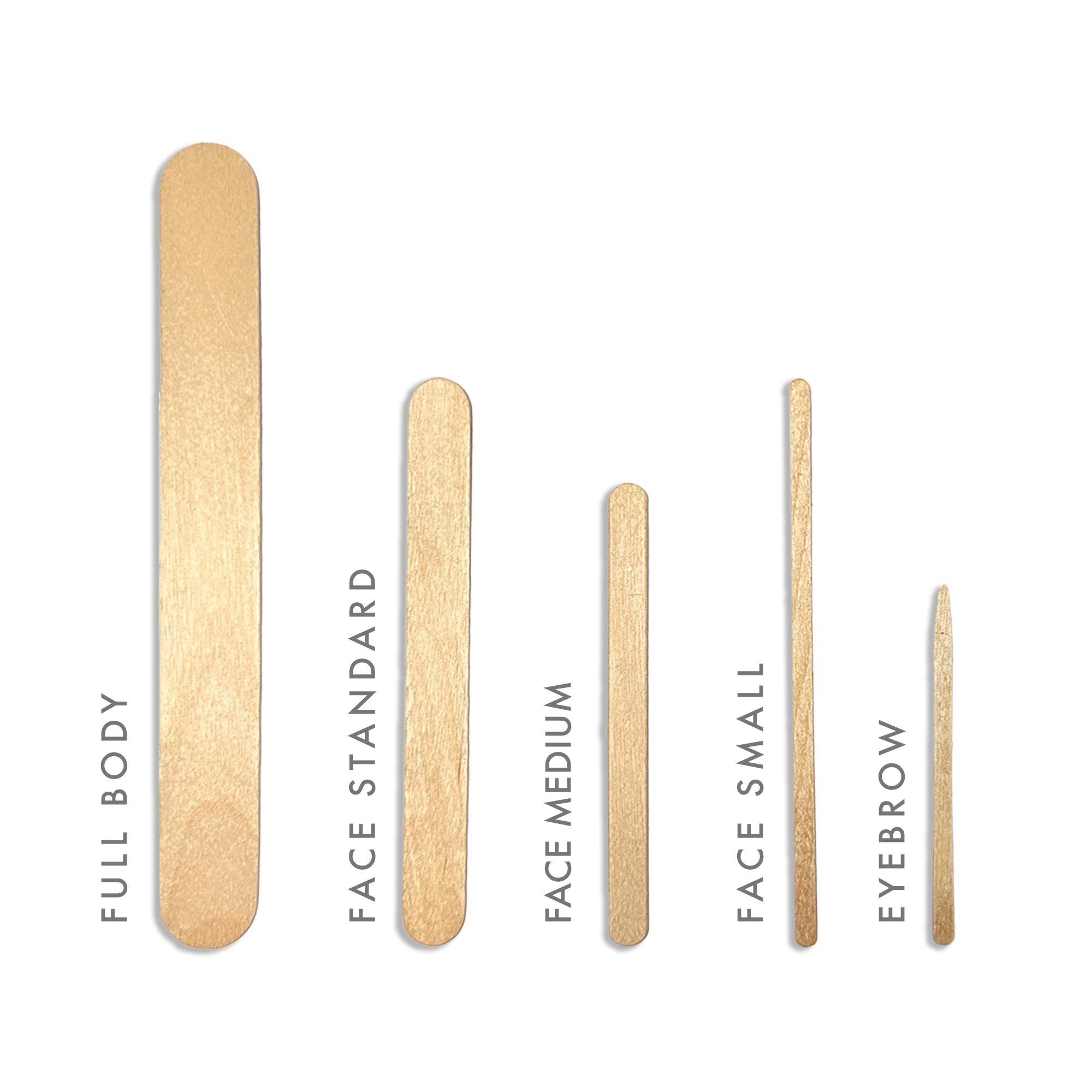 Italwax medinės vaško šaukštelės visam kūnui, 200x24x1,6 mm, 60 vnt. (D000217)