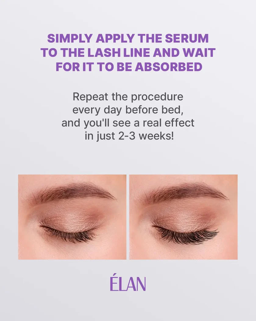 ELAN peptidų serumas blakstienų augimui LashBOOST, 4,5 ml