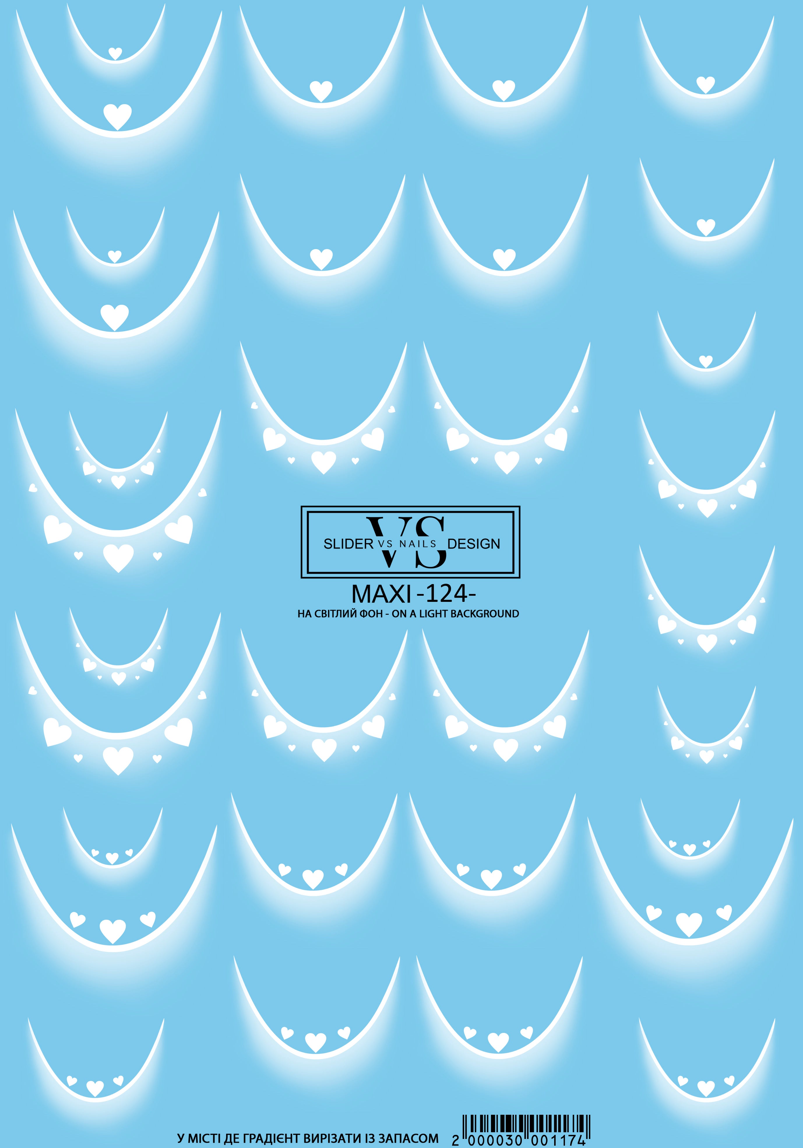 VS NAILS Sliders Maxi Nr.124