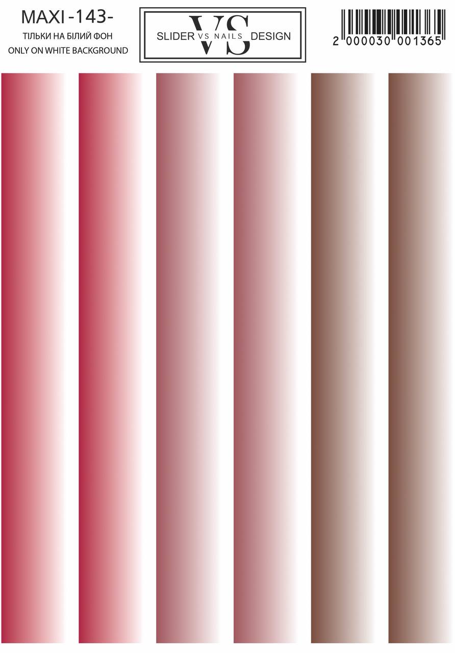 VS NAILS Sliders Maxi Nr.143